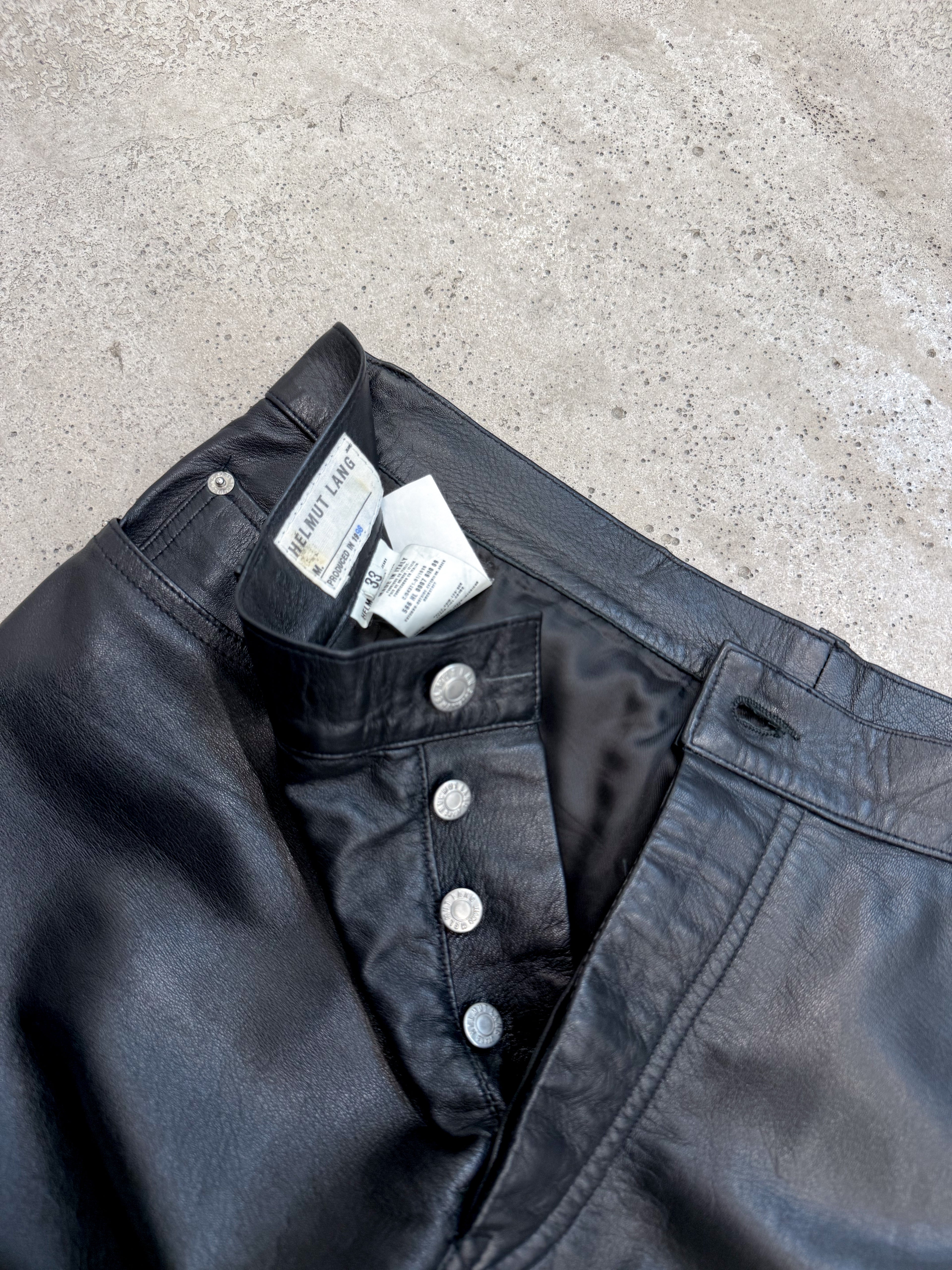 1998 Helmut Lang Nappa Leather 5-Pocket