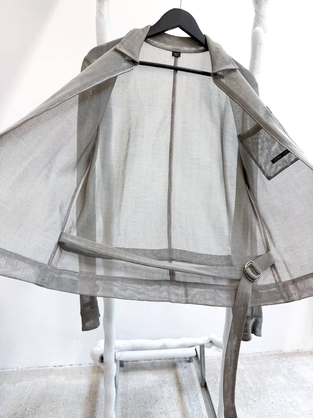 SS2001 Helmut Lang Monofilament Sheer One Pocket