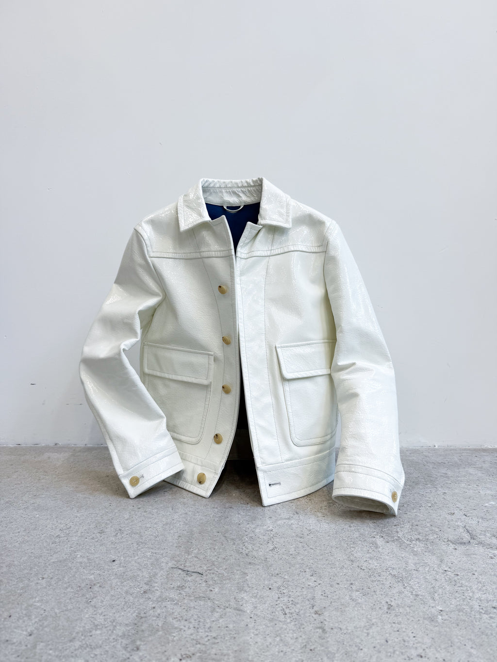 2001 Gucci by Tom Ford Patent Leather Jacket