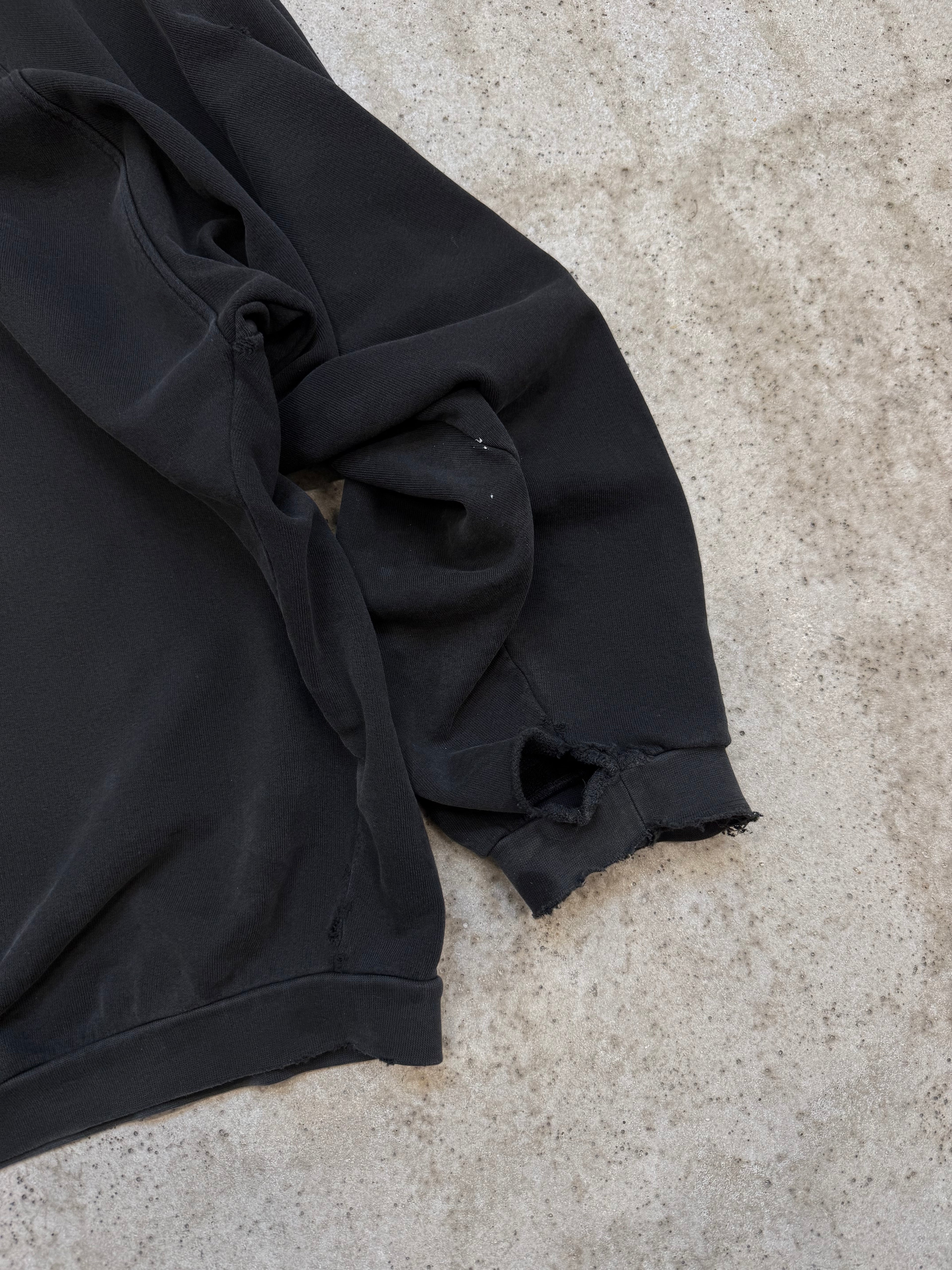 SS2002 Raf Simons 'Terror' Oversize Hoodie With Enzyme Wash