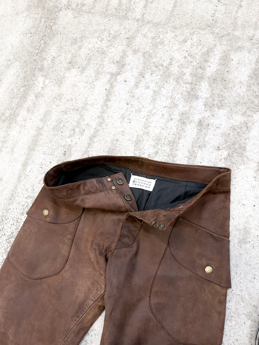 AW2001 Martin Margiela Cowhide Pants