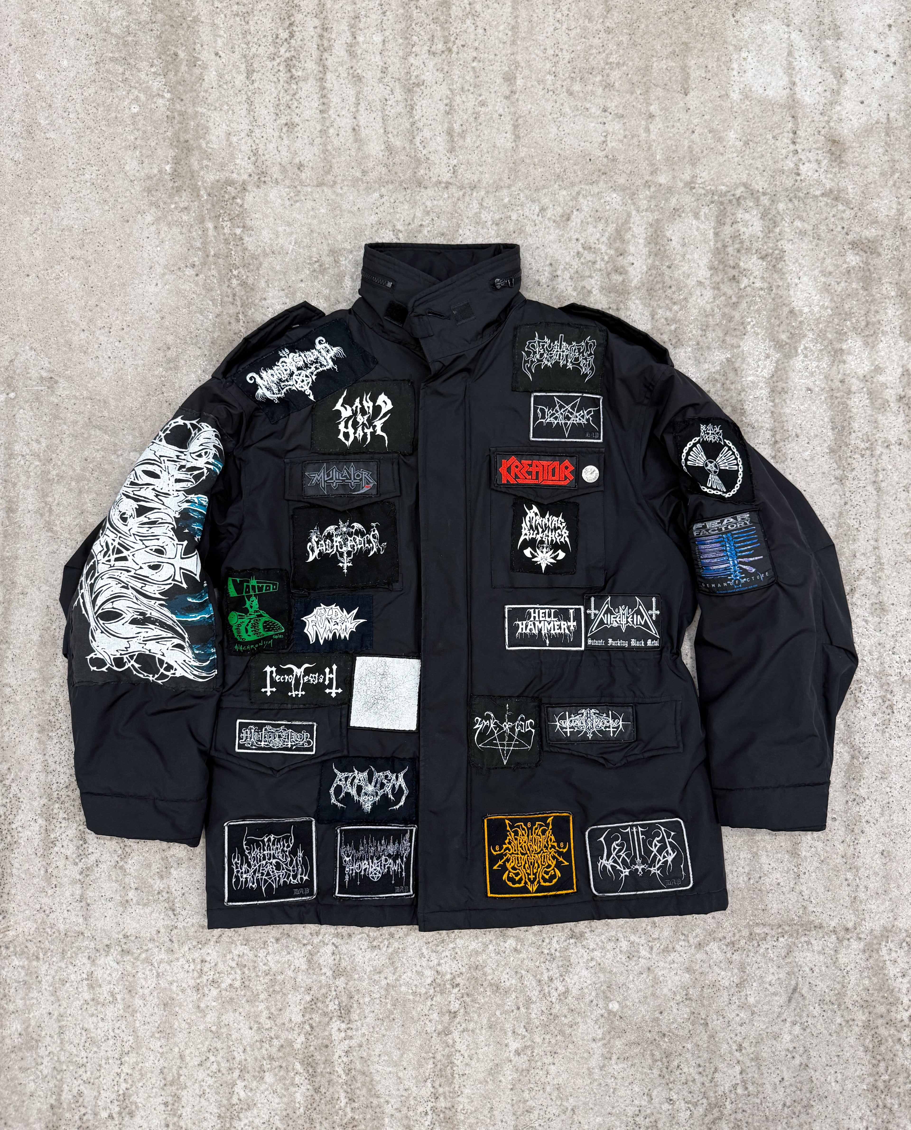 2000's Black Metal Custom Battle Jacket