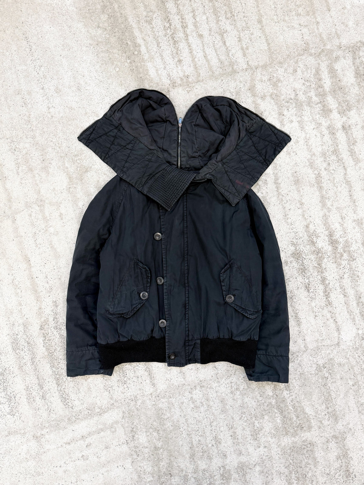 2000’s Gucci by Tom Ford N2B Jacket with Asymetrical Hood
