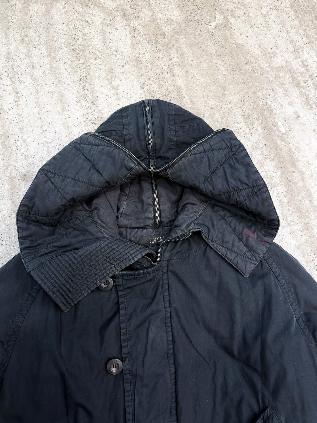 2000’s Gucci by Tom Ford N2B Jacket with Asymetrical Hood