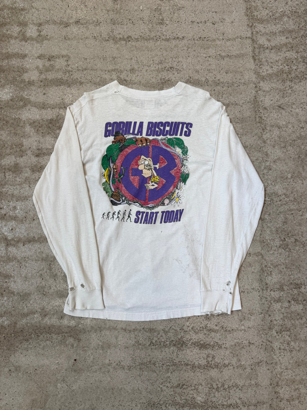 1989 Gorilla Biscuits 'Start Today' Longsleeve Shirt