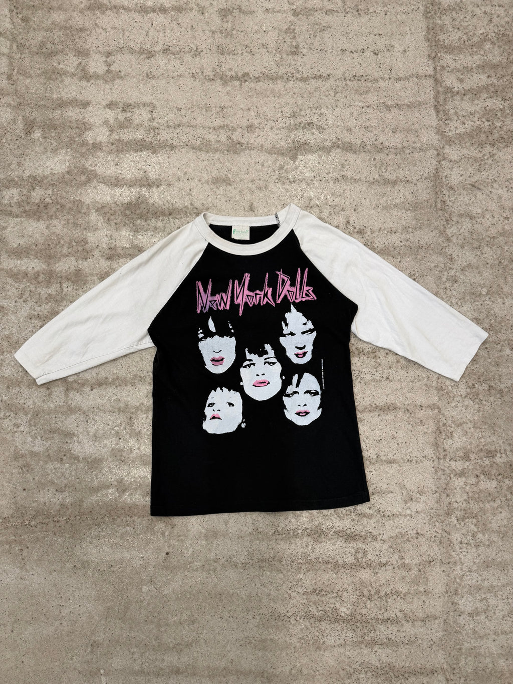 1980's New York Dolls Baseball Tee