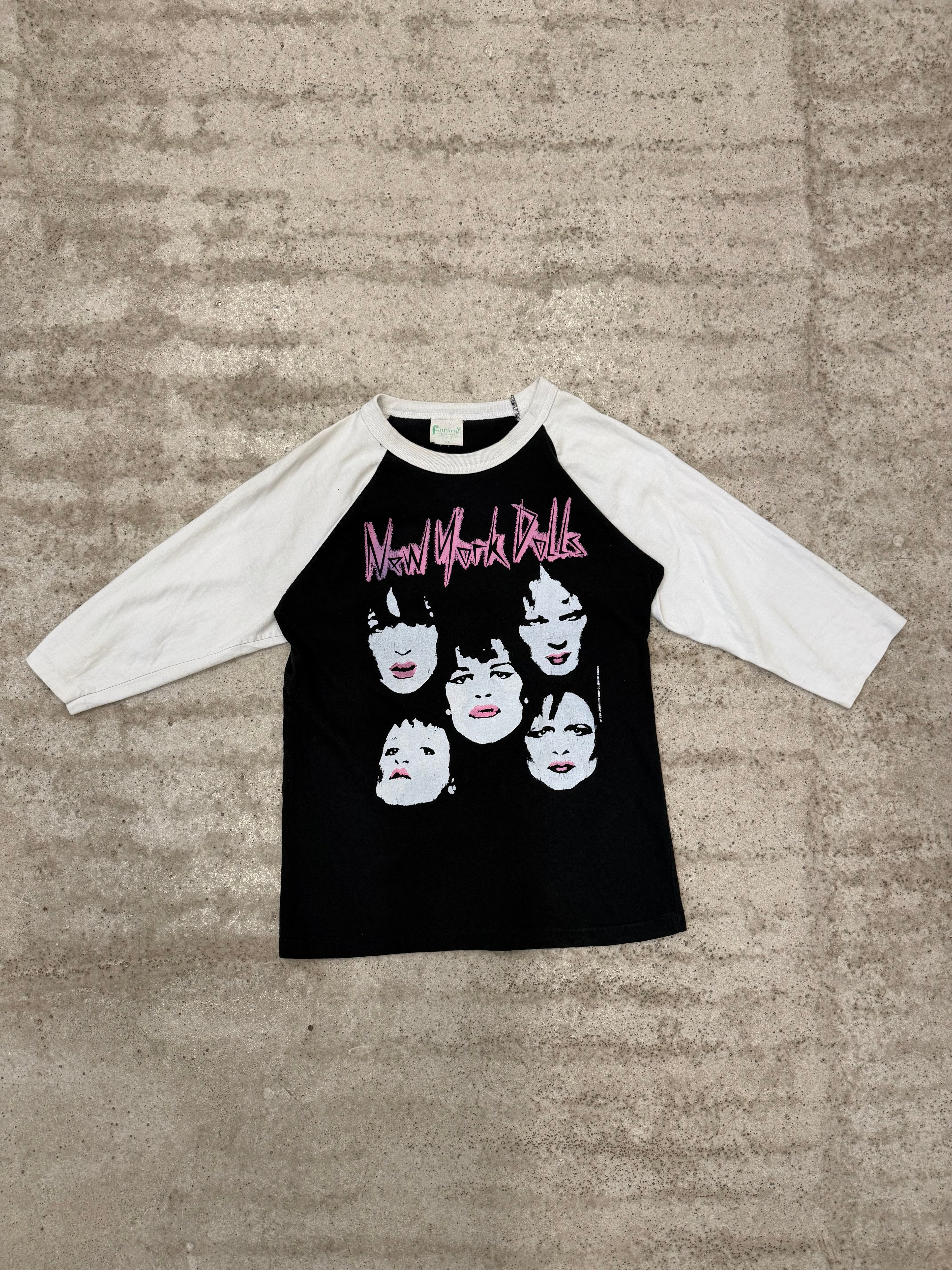 1980's New York Dolls Baseball Tee