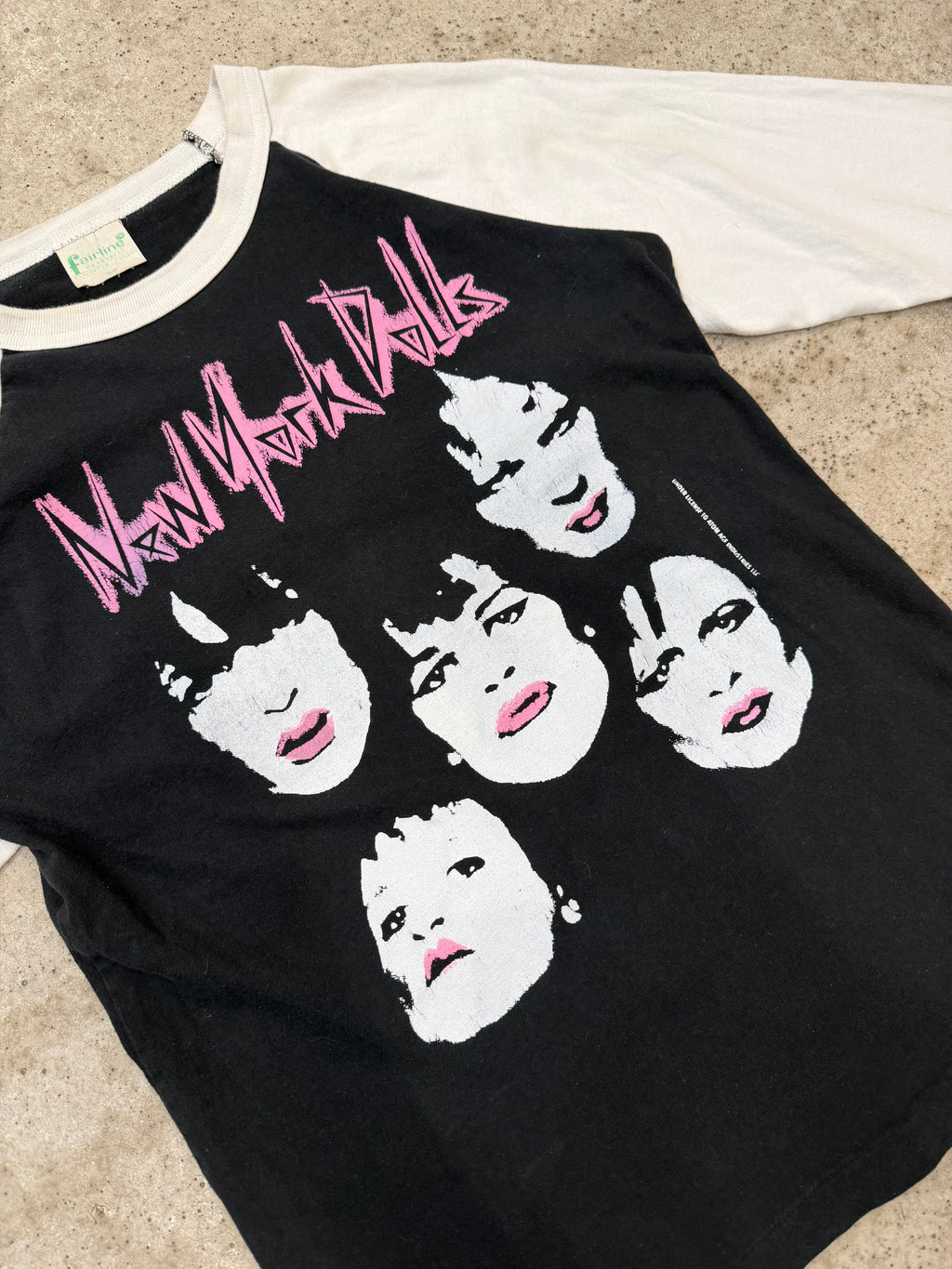 1980's New York Dolls Baseball Tee