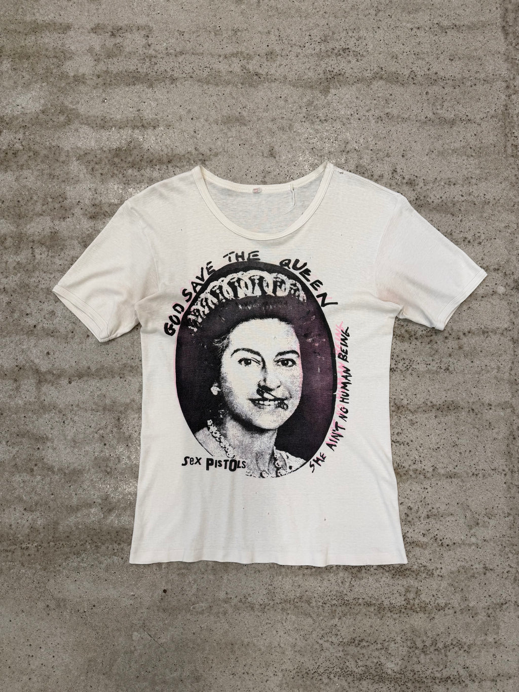 1970's Sex Pistols 'God Save The Queen' Short-Sleeve Shirt