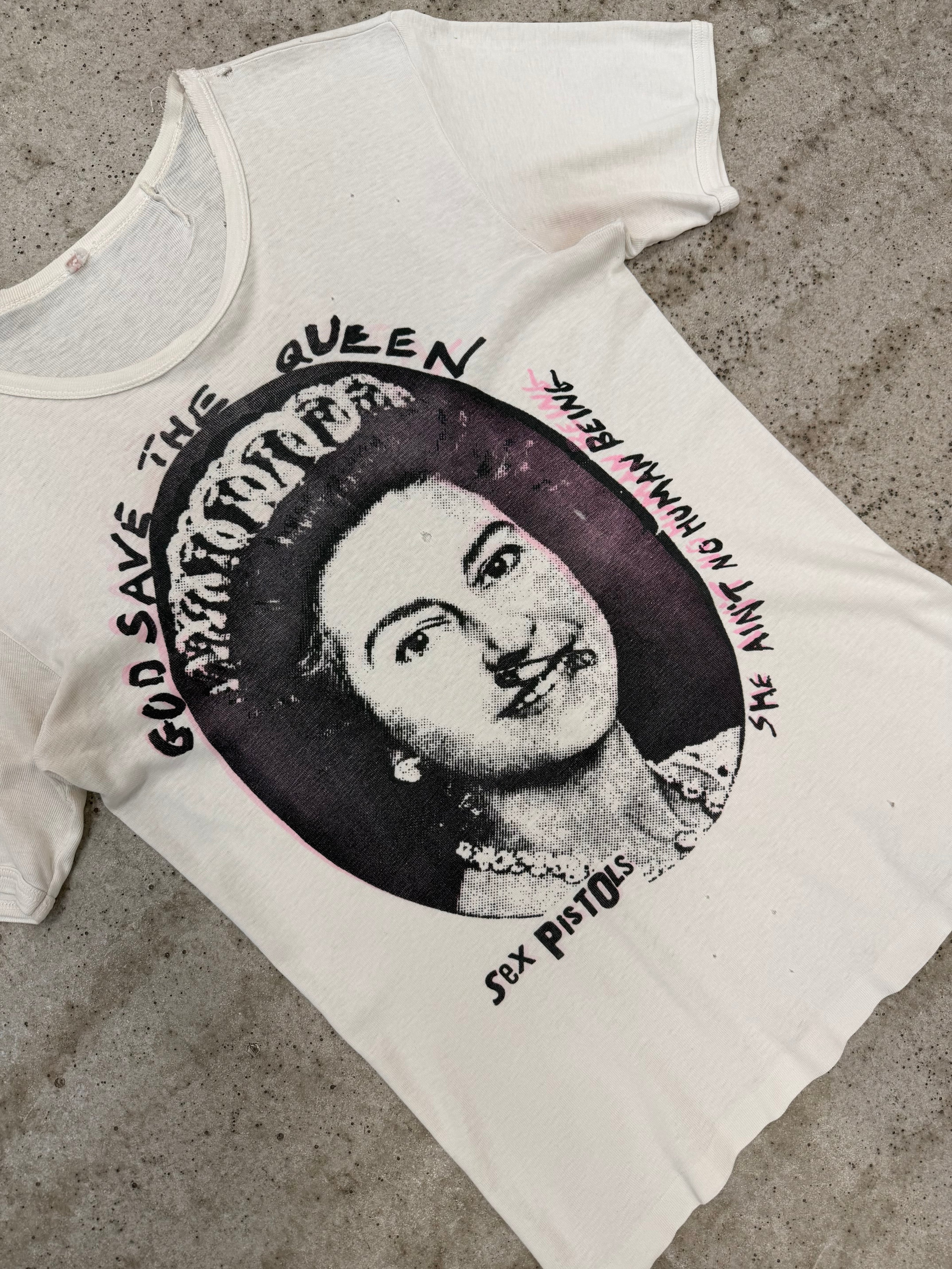 1970's Sex Pistols 'God Save The Queen' Short-Sleeve Shirt