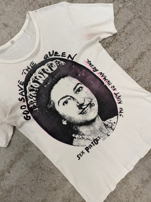 1970's Sex Pistols 'God Save The Queen' Short-Sleeve Shirt