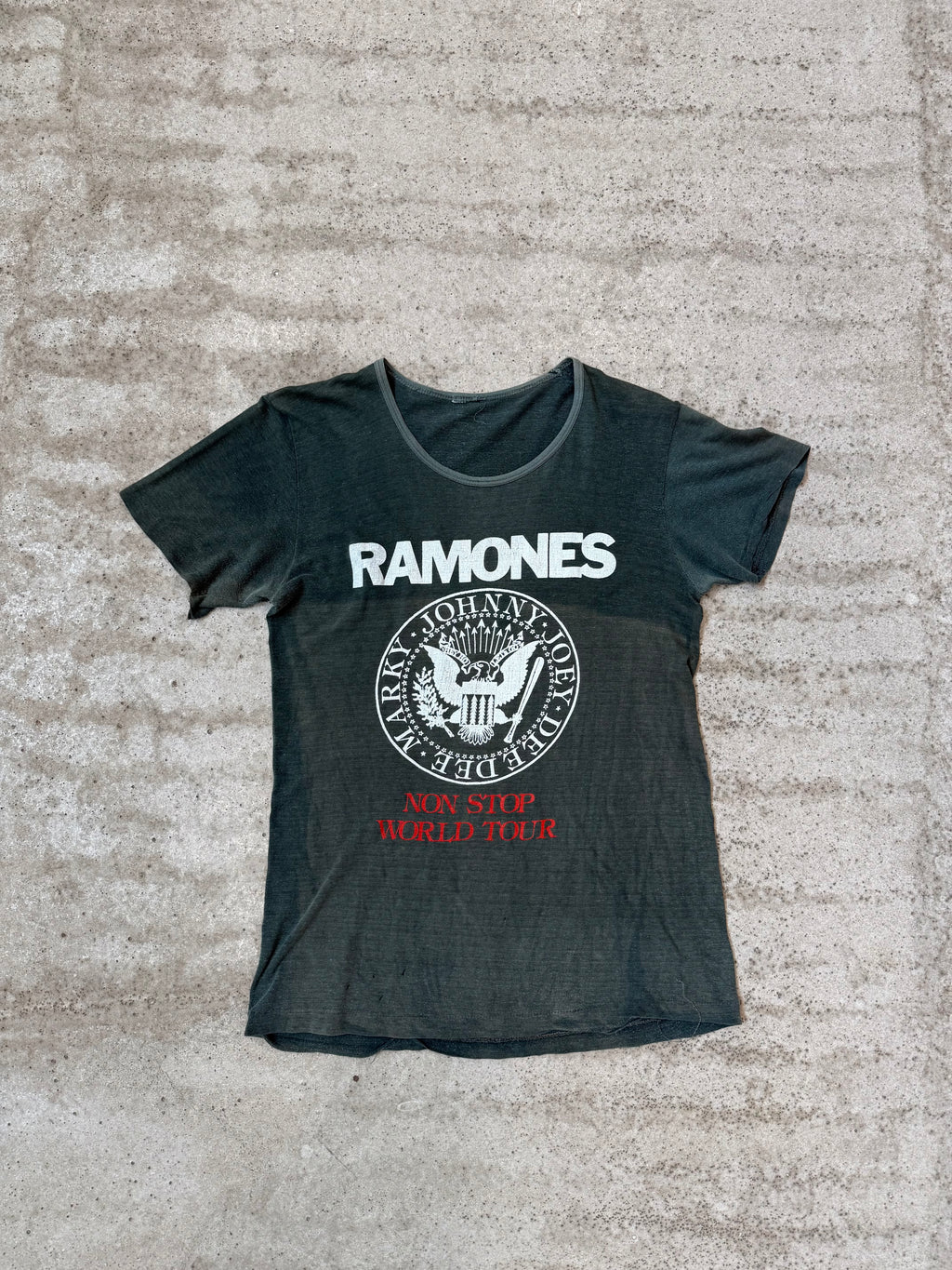 1980/1981 Ramones 'Nonstop World Tour' Short-Sleeve Shirt