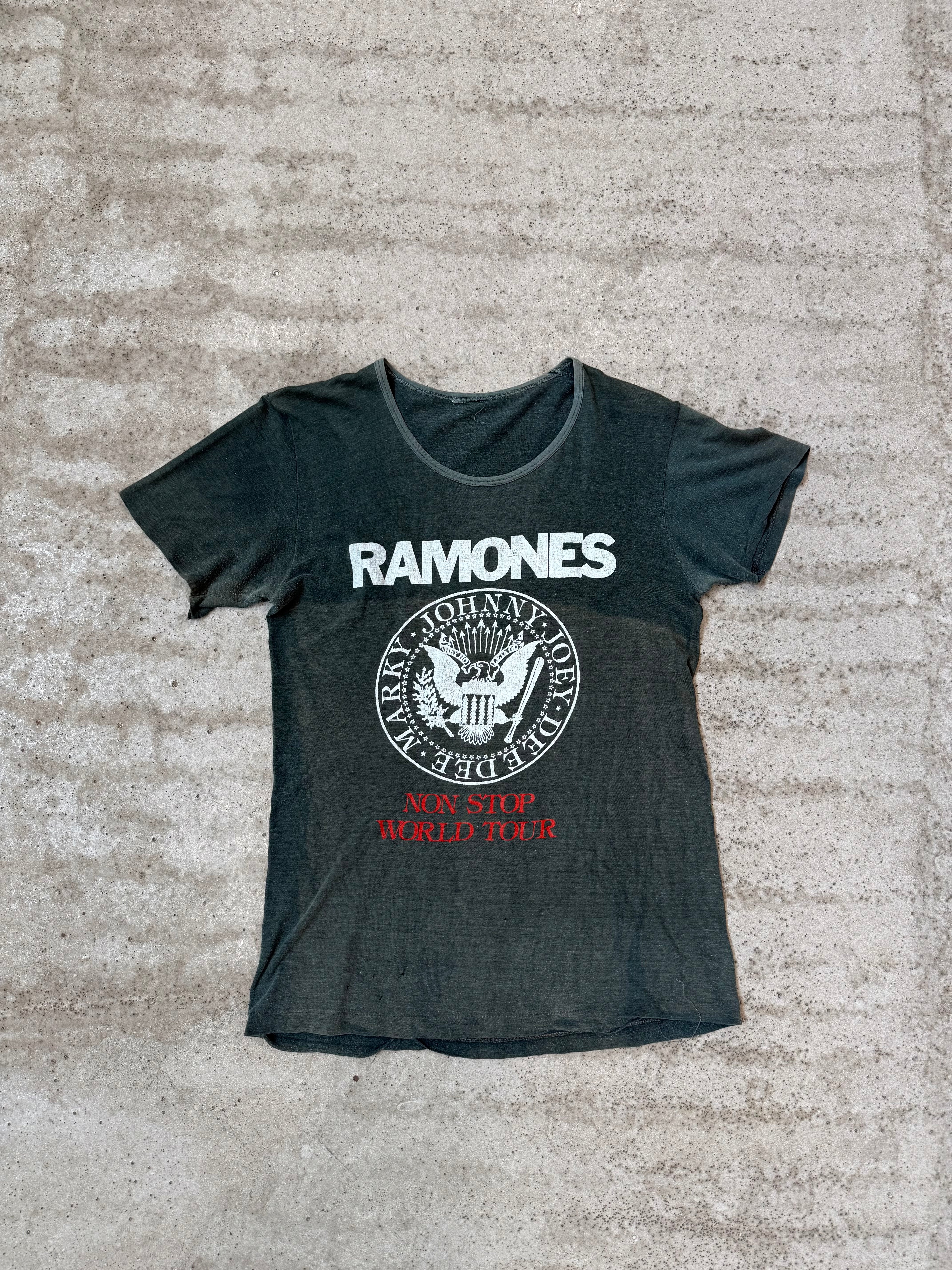 1980/1981 Ramones 'Nonstop World Tour' Short-Sleeve Shirt