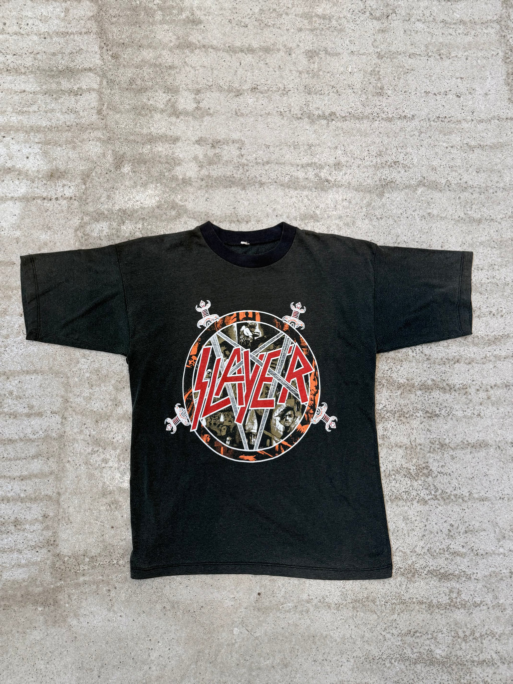 1980's Slayer Classic Logo Short-Sleeve Shirt