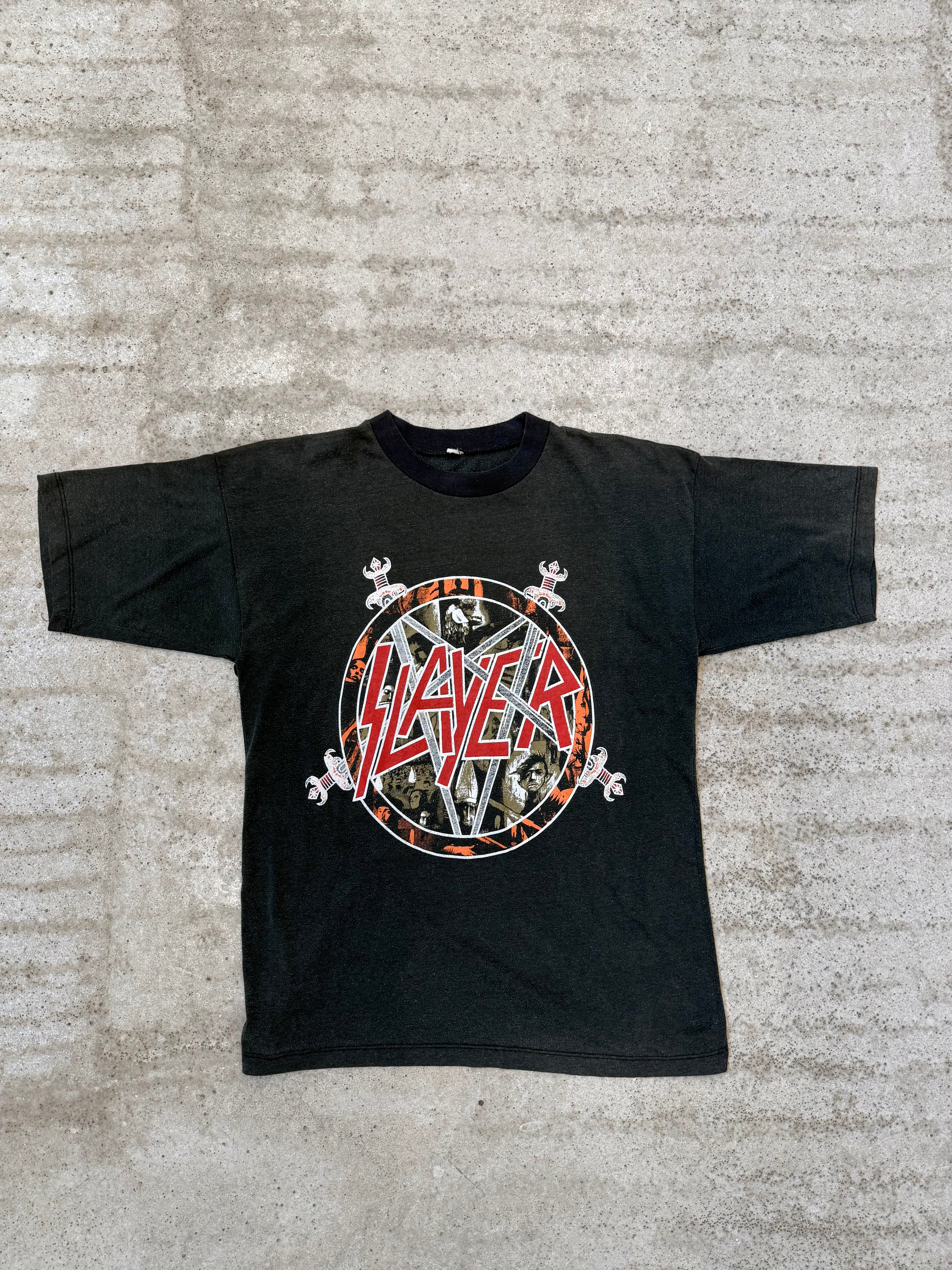 1980's Slayer Classic Logo Short-Sleeve Shirt