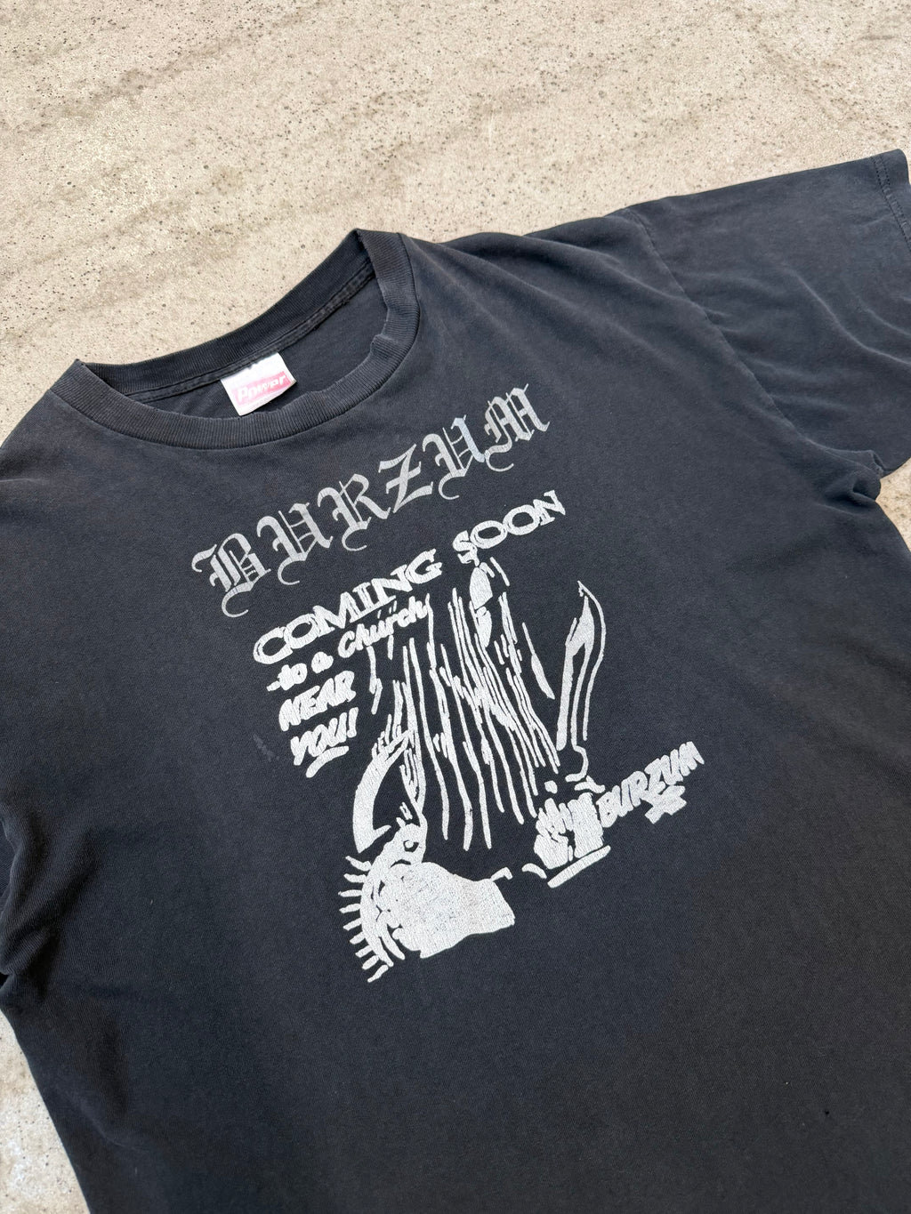 1990's Burzum 'Coming Soon To A Church Near You' Bootleg Short-Sleeve Shirt