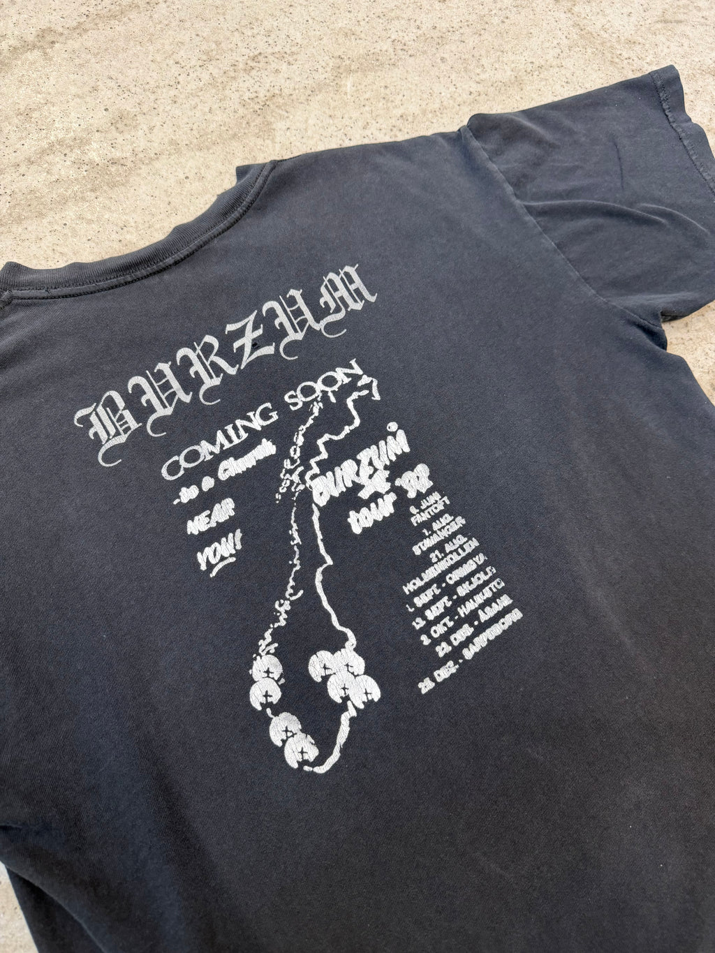 1990's Burzum 'Coming Soon To A Church Near You' Bootleg Short-Sleeve Shirt