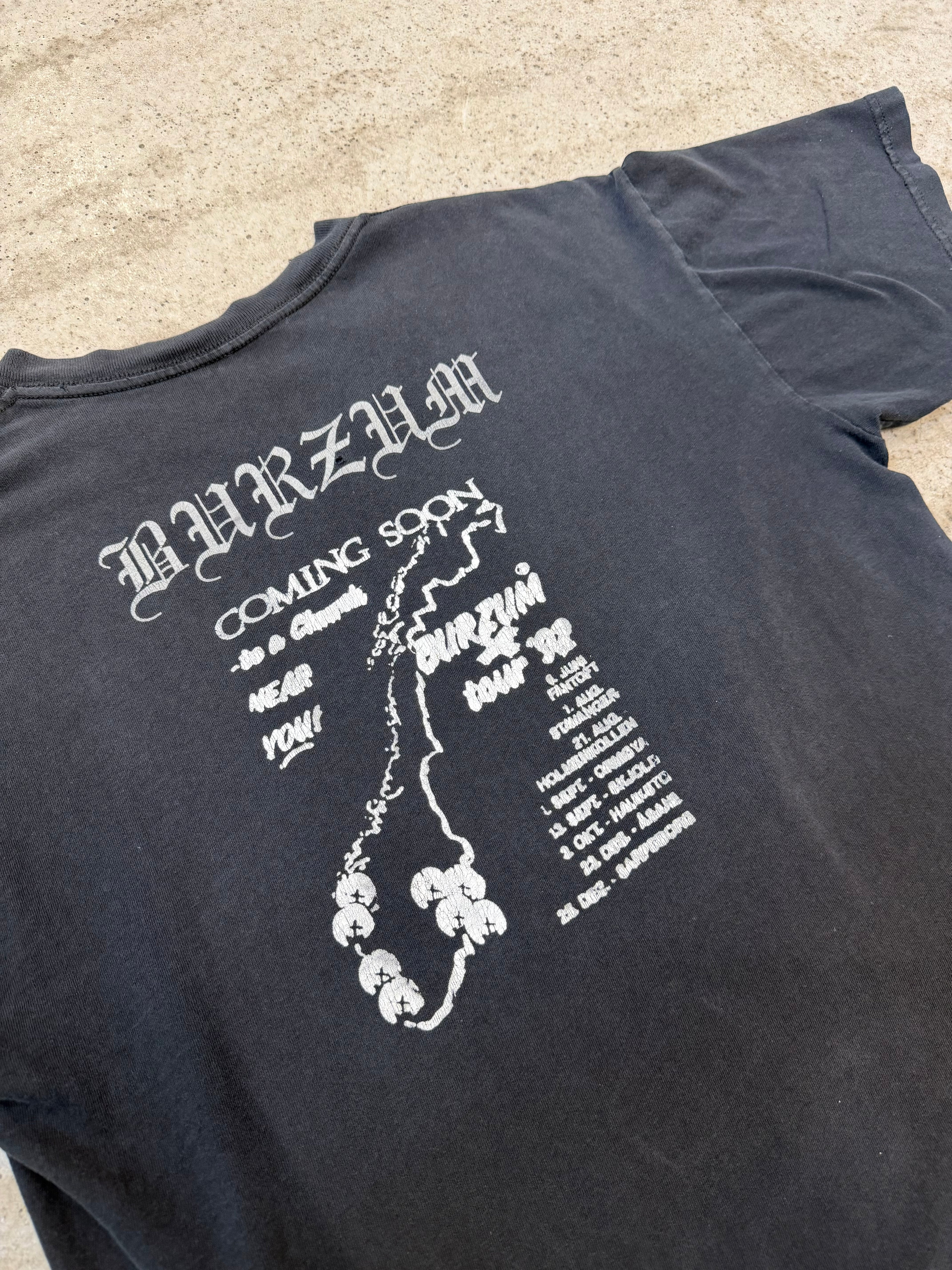 1990's Burzum 'Coming Soon To A Church Near You' Bootleg Short-Sleeve Shirt