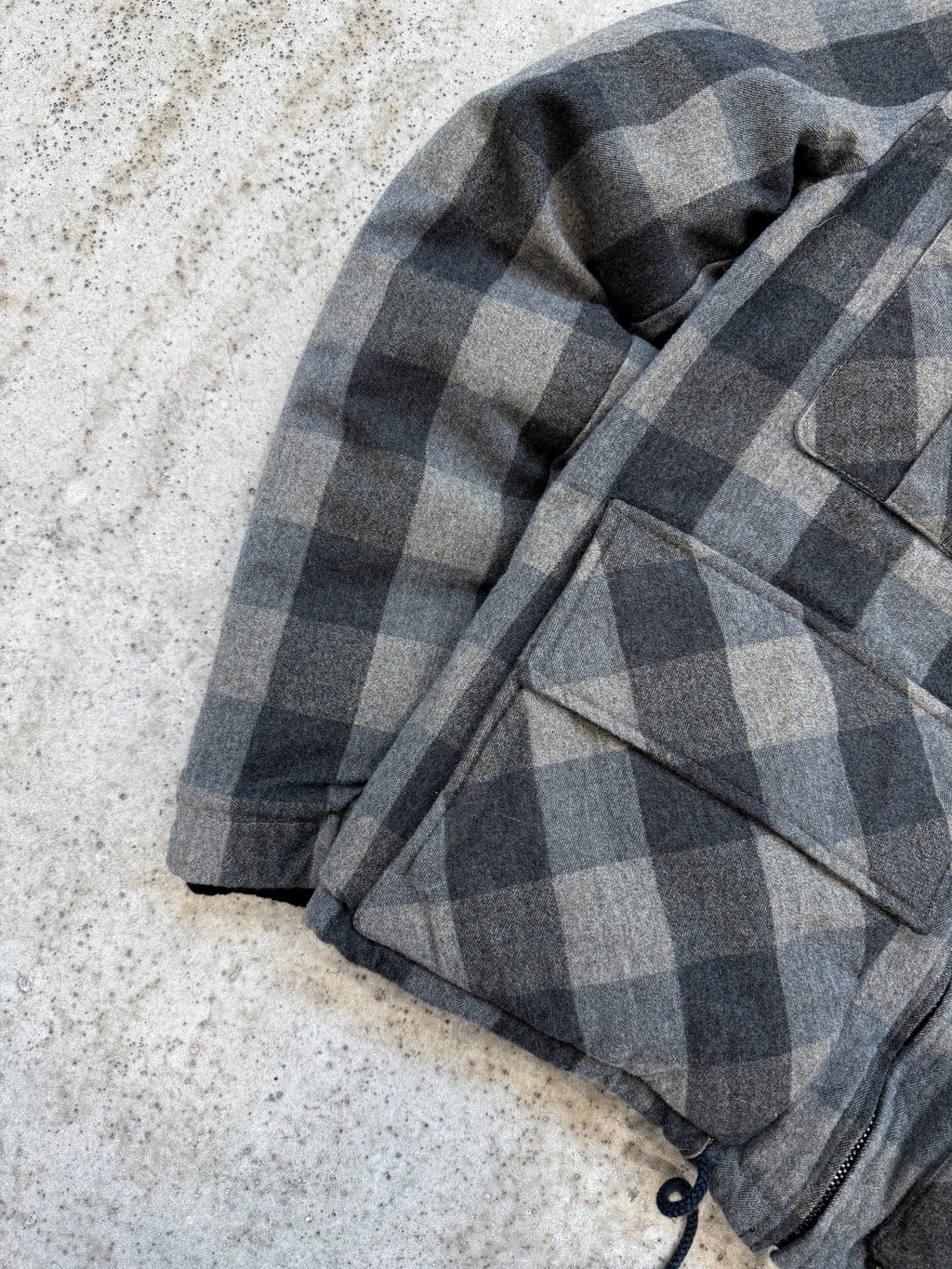 2006 Balenciaga by Nicolas Ghesquière Men's Wool High-Neck Goose Down Puffer