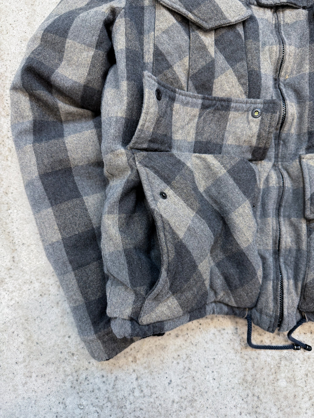 2006 Balenciaga by Nicolas Ghesquière Men's Wool High-Neck Goose Down Puffer