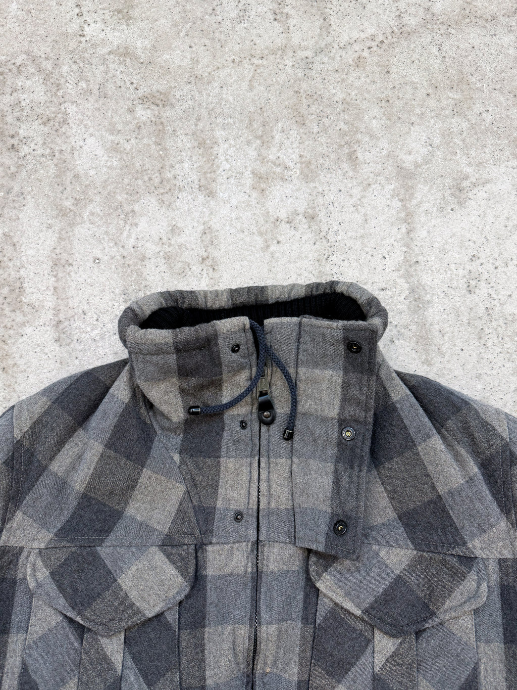 2006 Balenciaga by Nicolas Ghesquière Men's Wool High-Neck Goose Down Puffer