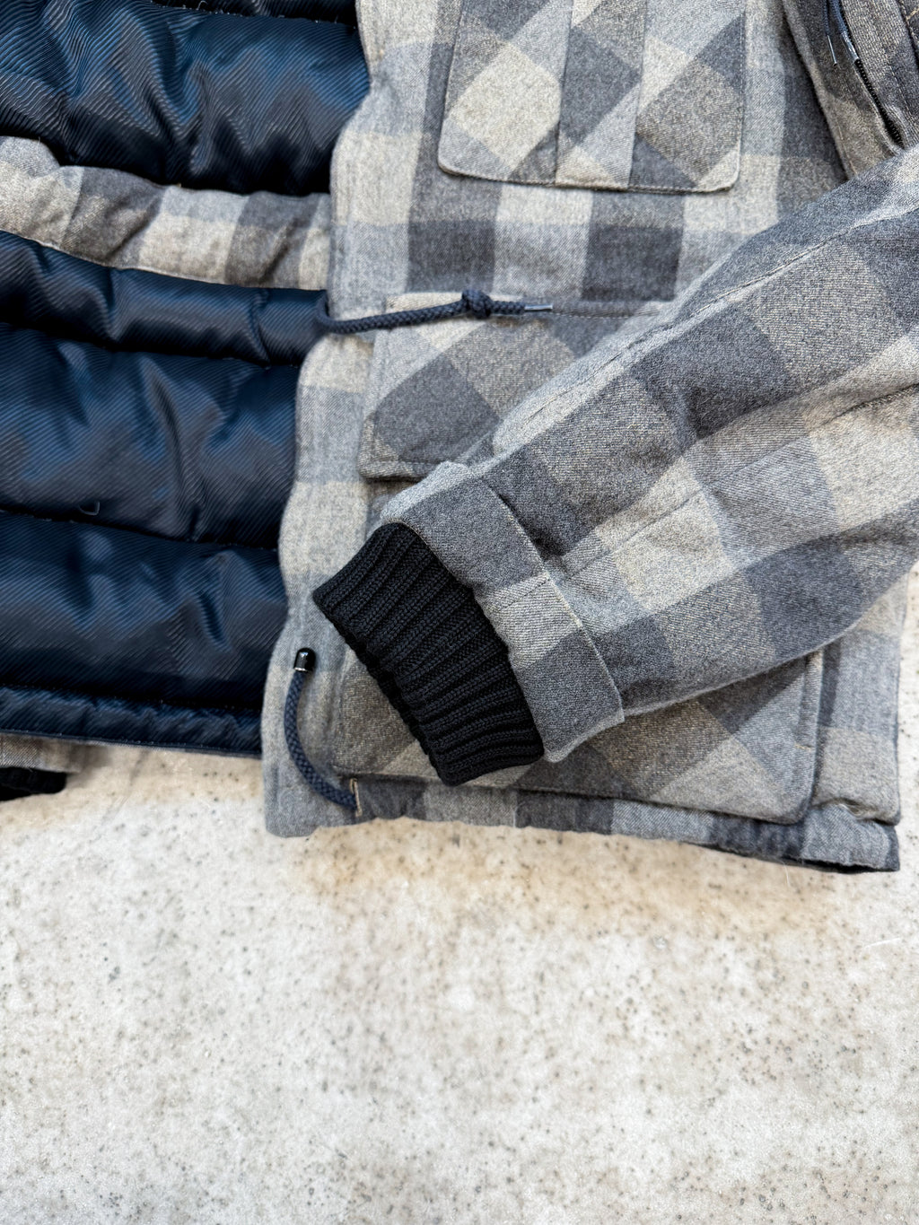 2006 Balenciaga by Nicolas Ghesquière Men's Wool High-Neck Goose Down Puffer