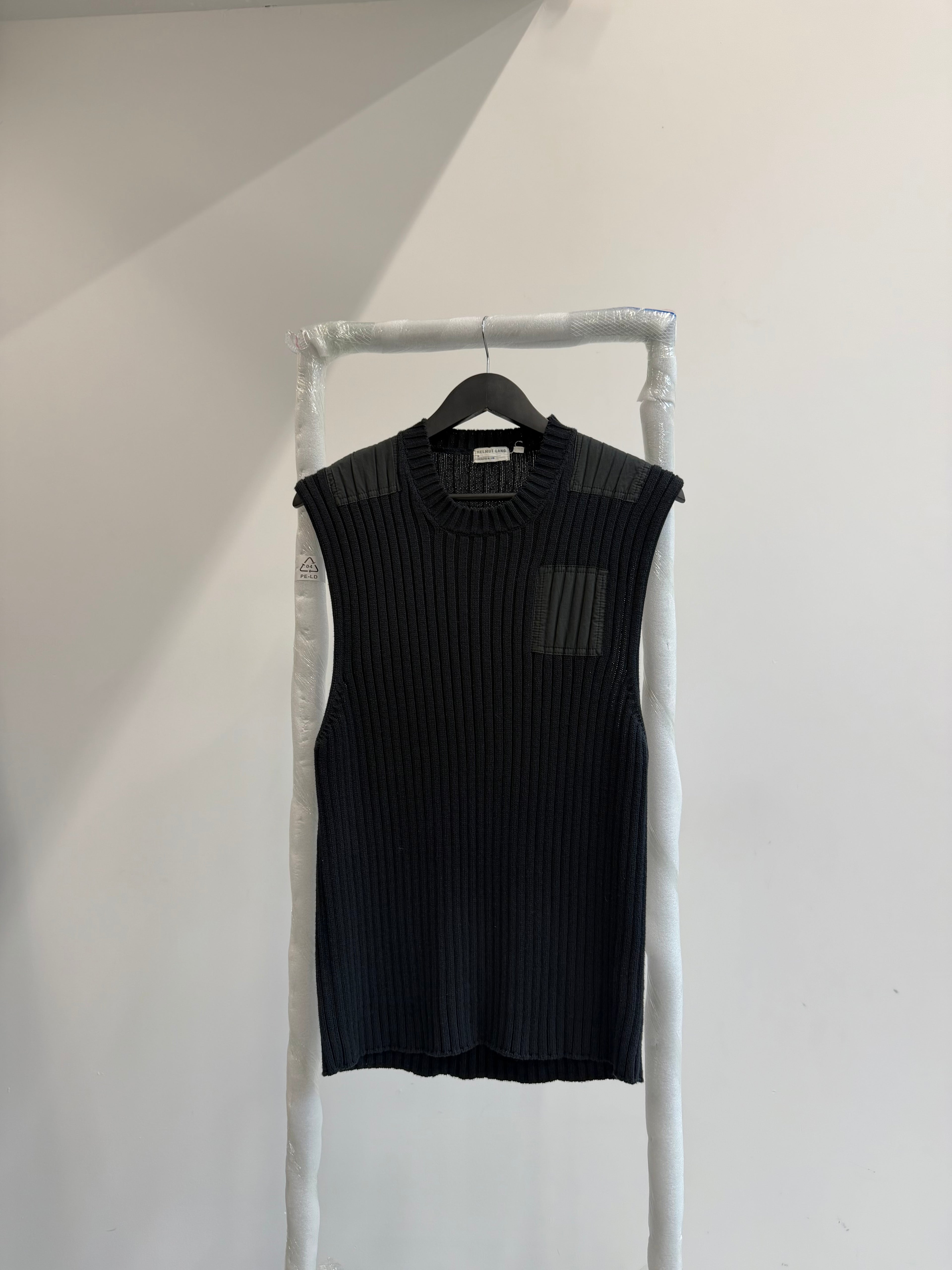 1998 Helmut Lang Sleeveless Military Knit