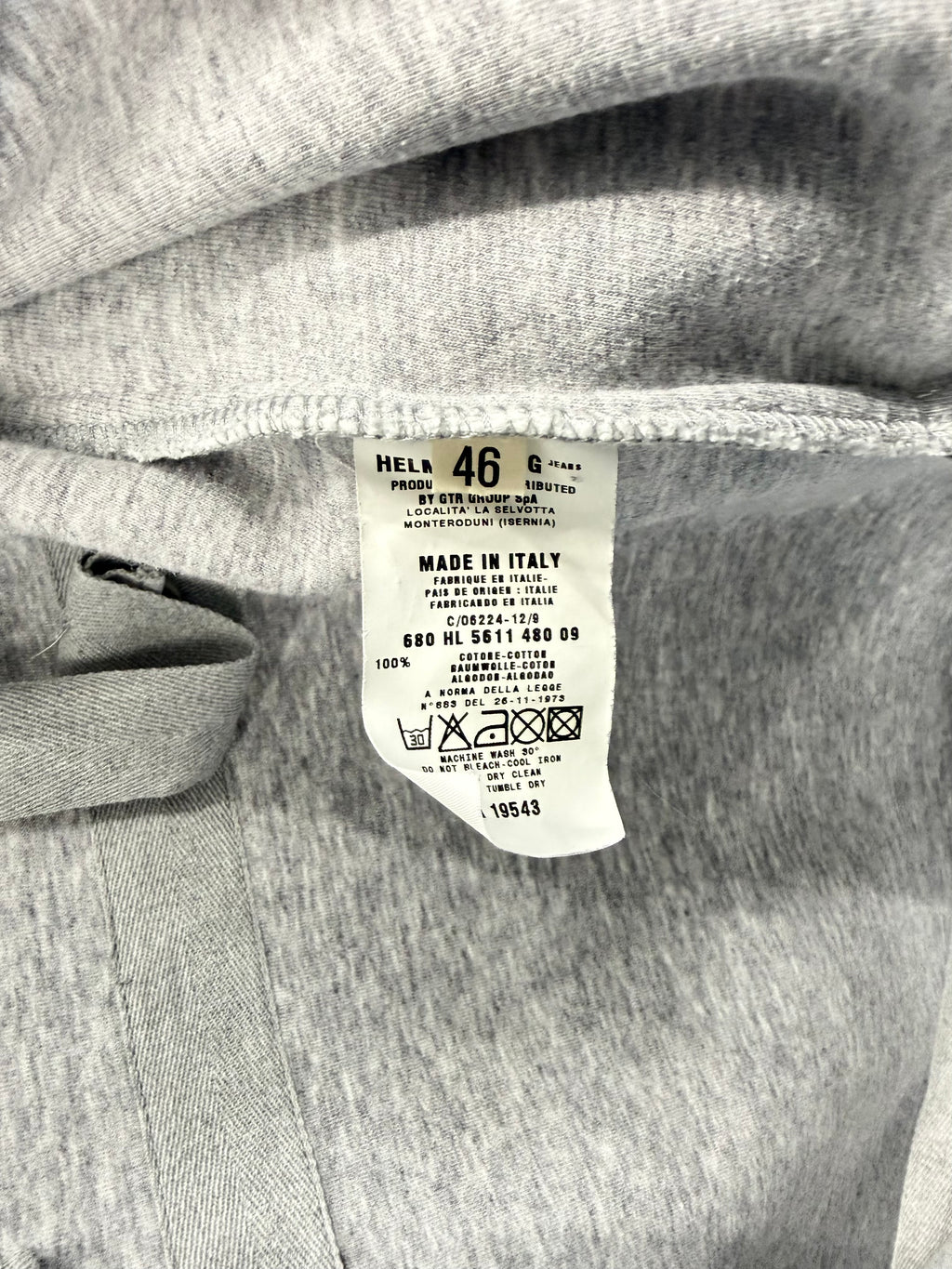 SS2000 Helmut Lang Cotton Zip-Up Jacket