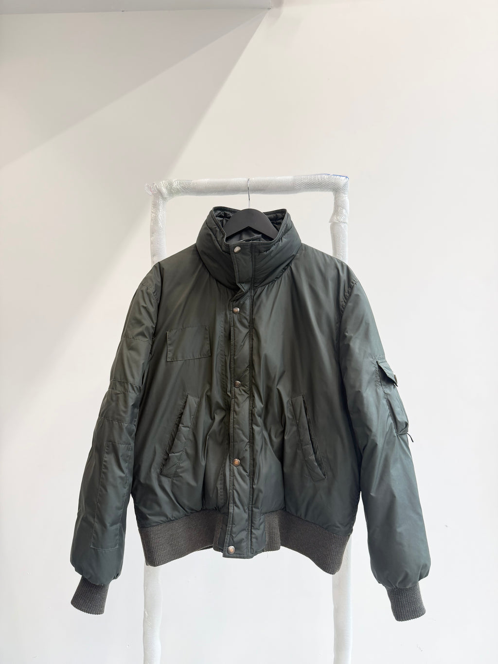 AW2005-2006 Raf Simons 'History Of My World' Packable Hood Goose-Down Bomber