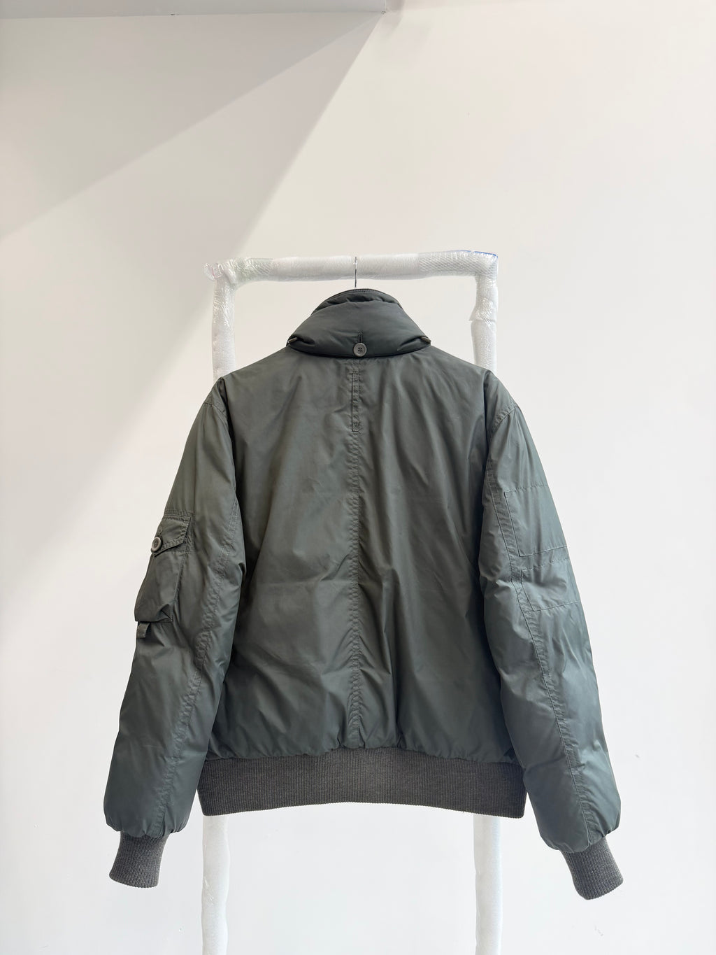 AW2005-2006 Raf Simons 'History Of My World' Packable Hood Goose-Down Bomber