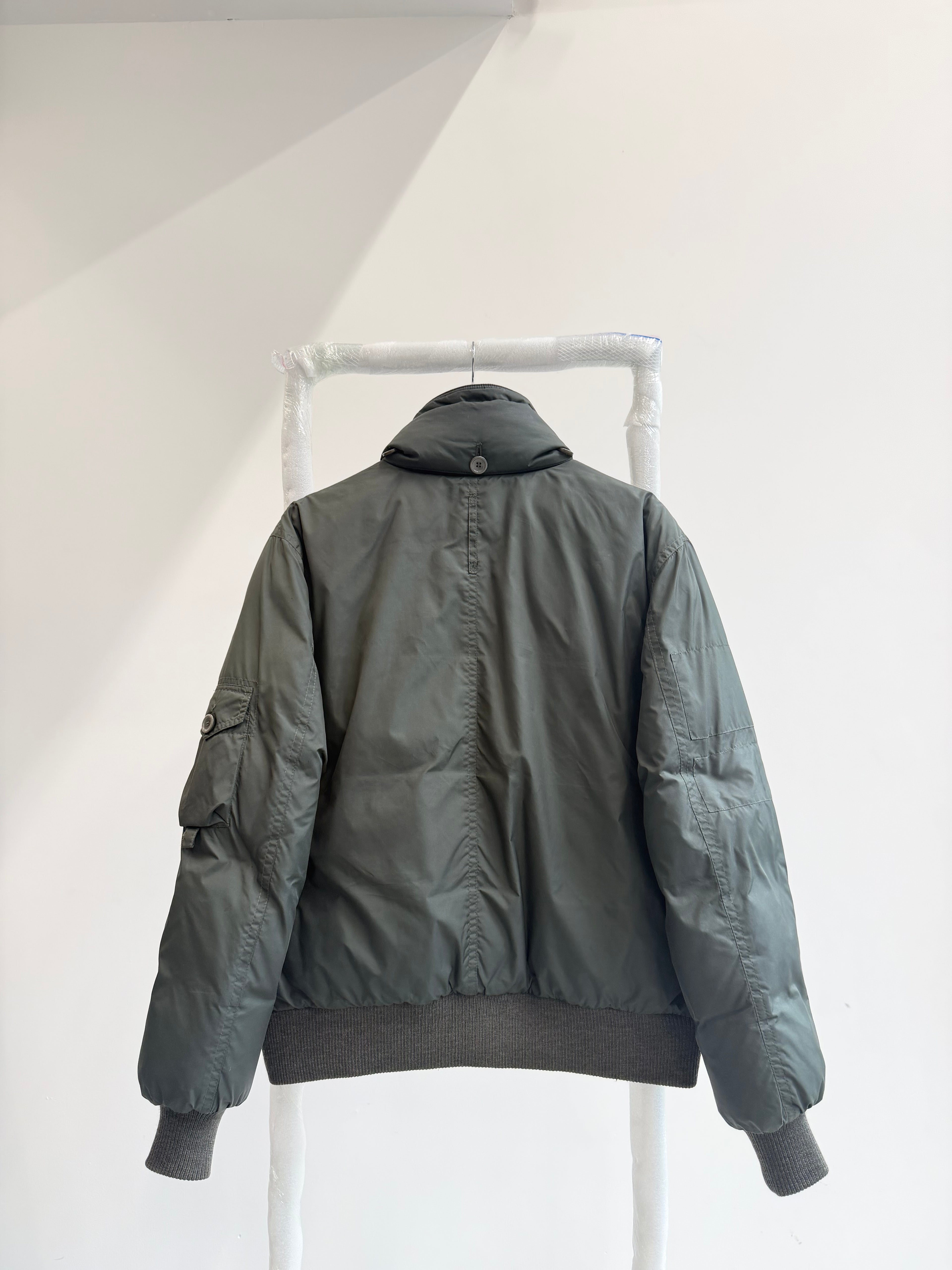 AW2005-2006 Raf Simons 'History Of My World' Packable Hood Goose-Down Bomber