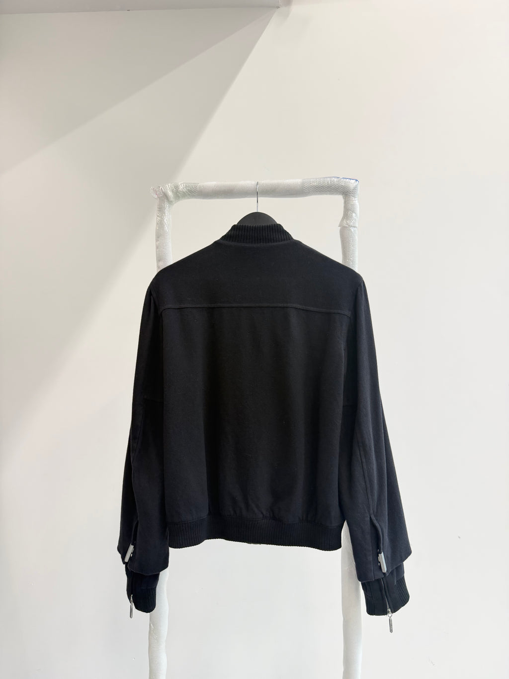 AW2011 Balenciaga by Nicolas Ghesquière Men's Layered Sleeves Wool Jacket