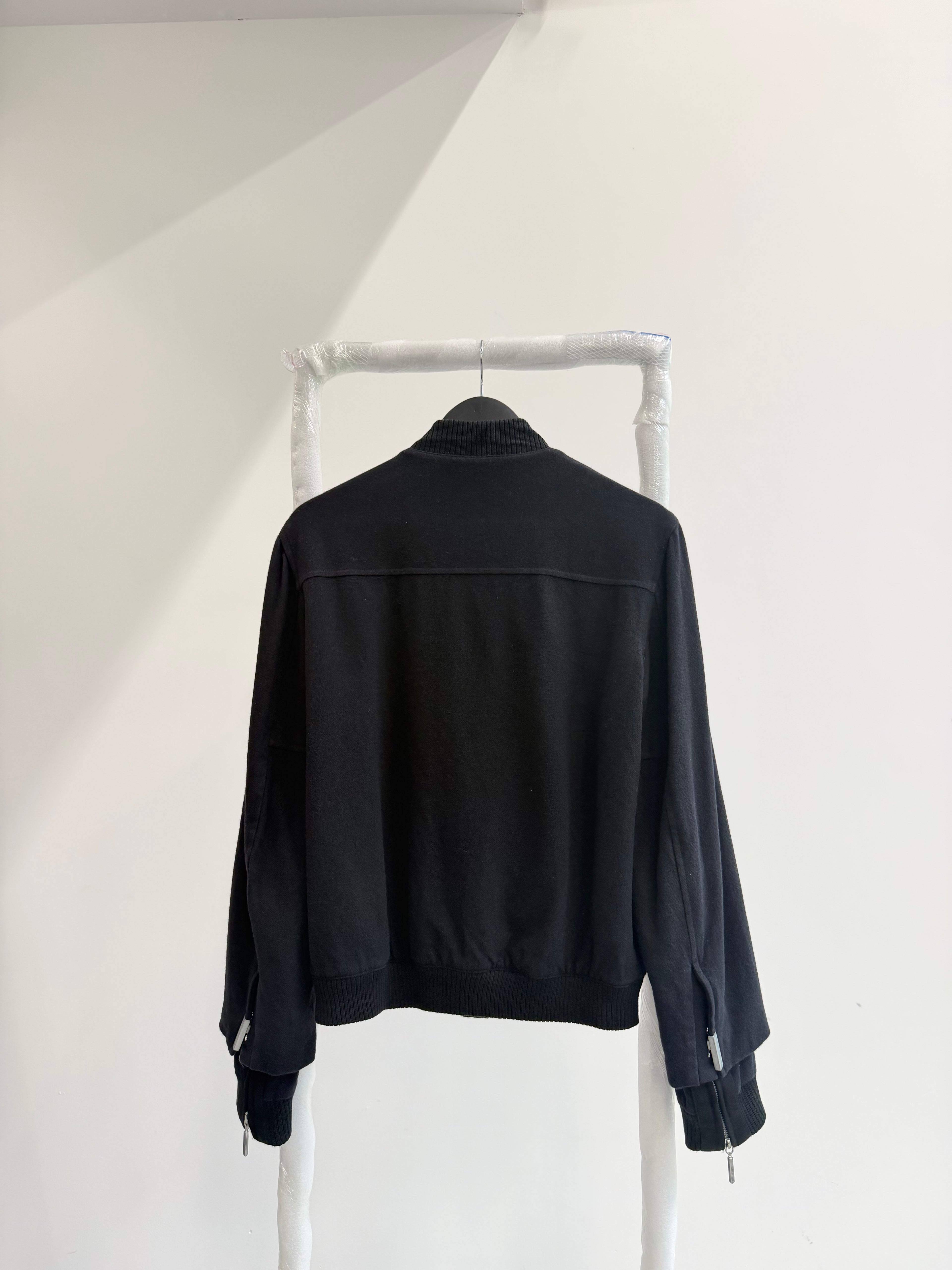 AW2011 Balenciaga by Nicolas Ghesquière Men's Layered Sleeves Wool Jacket