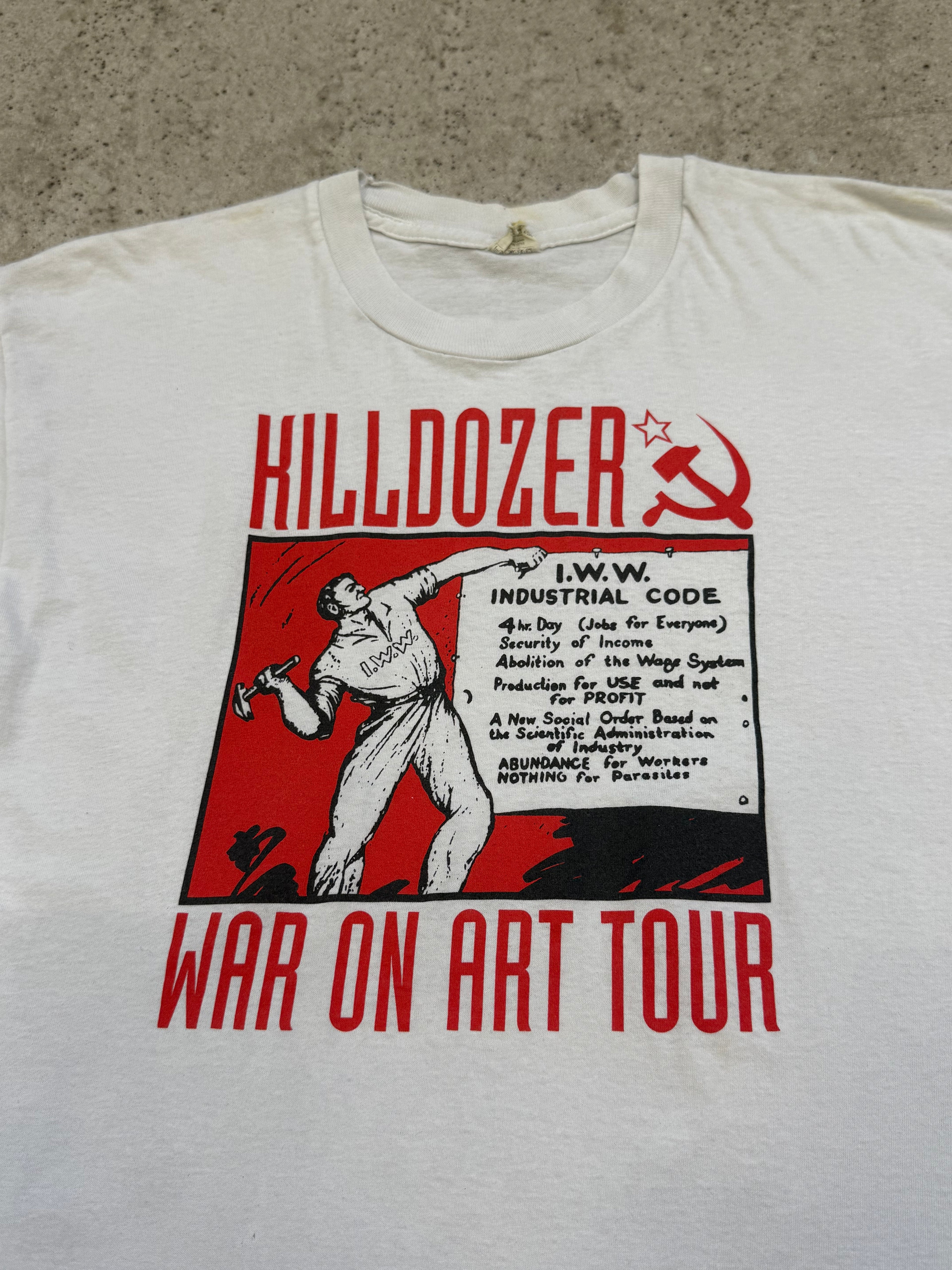 1994 Killdozer 'Uncompromising War on Art under the Dictatorship of the Proletariat' Short-Sleeve Shirt