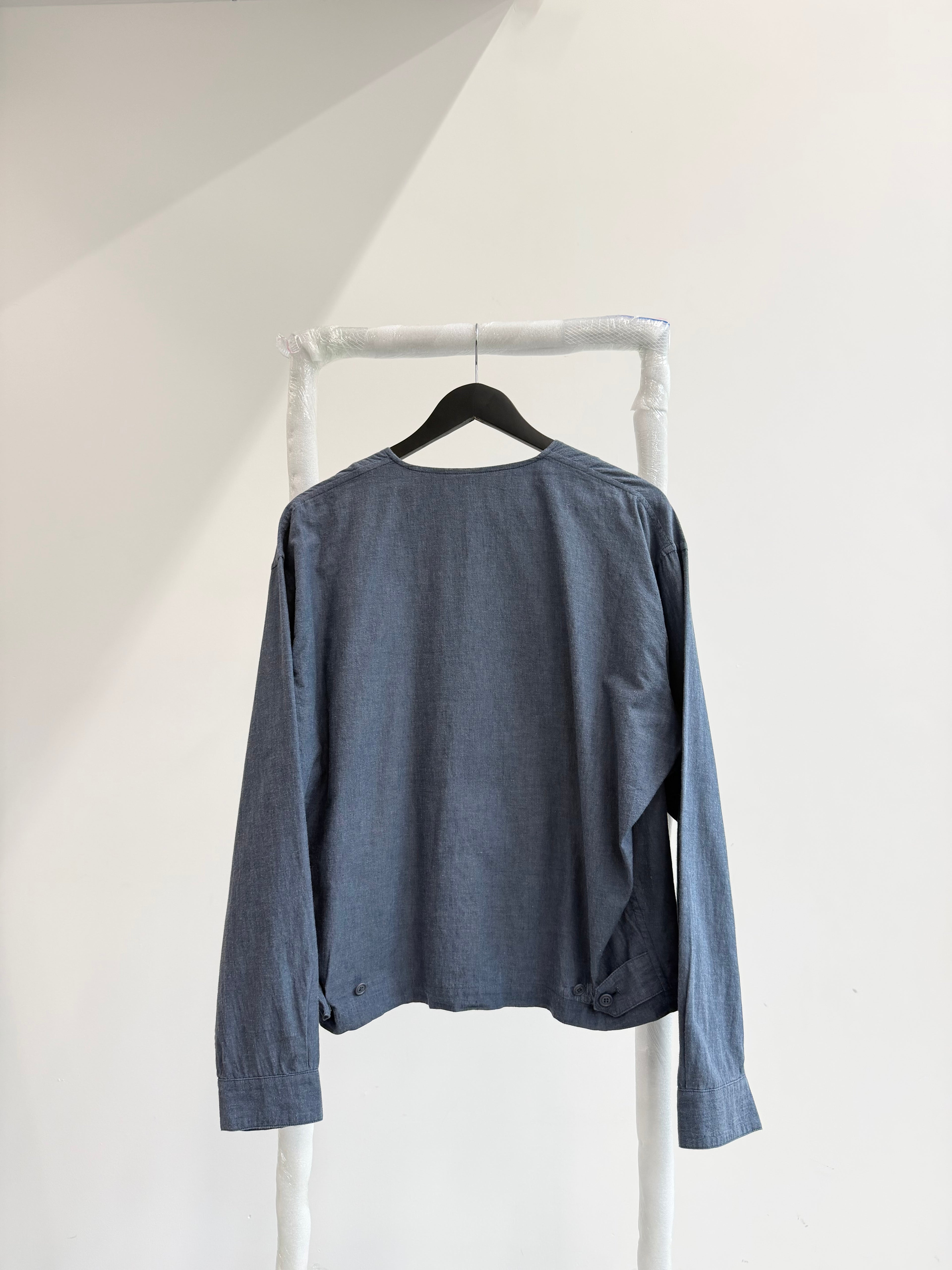 1990's Y's For Men Light Collarless Bomber Jacket