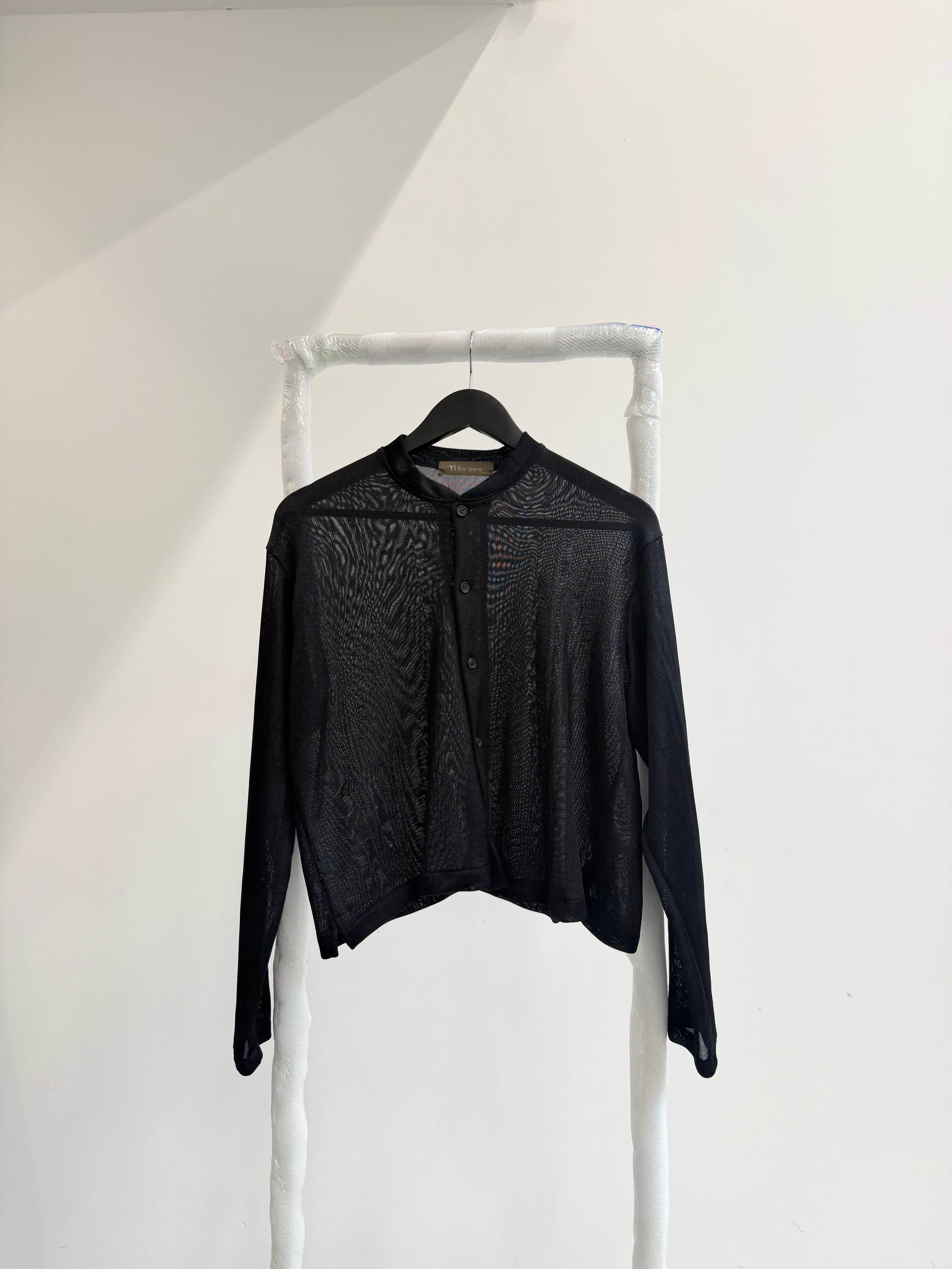 1990's Y's For Men Rayon Cropped Cardigan