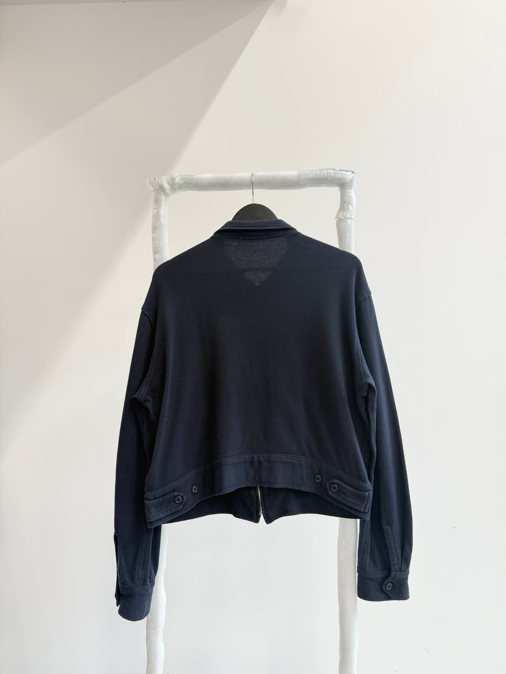 1990's Y's For Men Cropped Cotton Cyclist Jacket