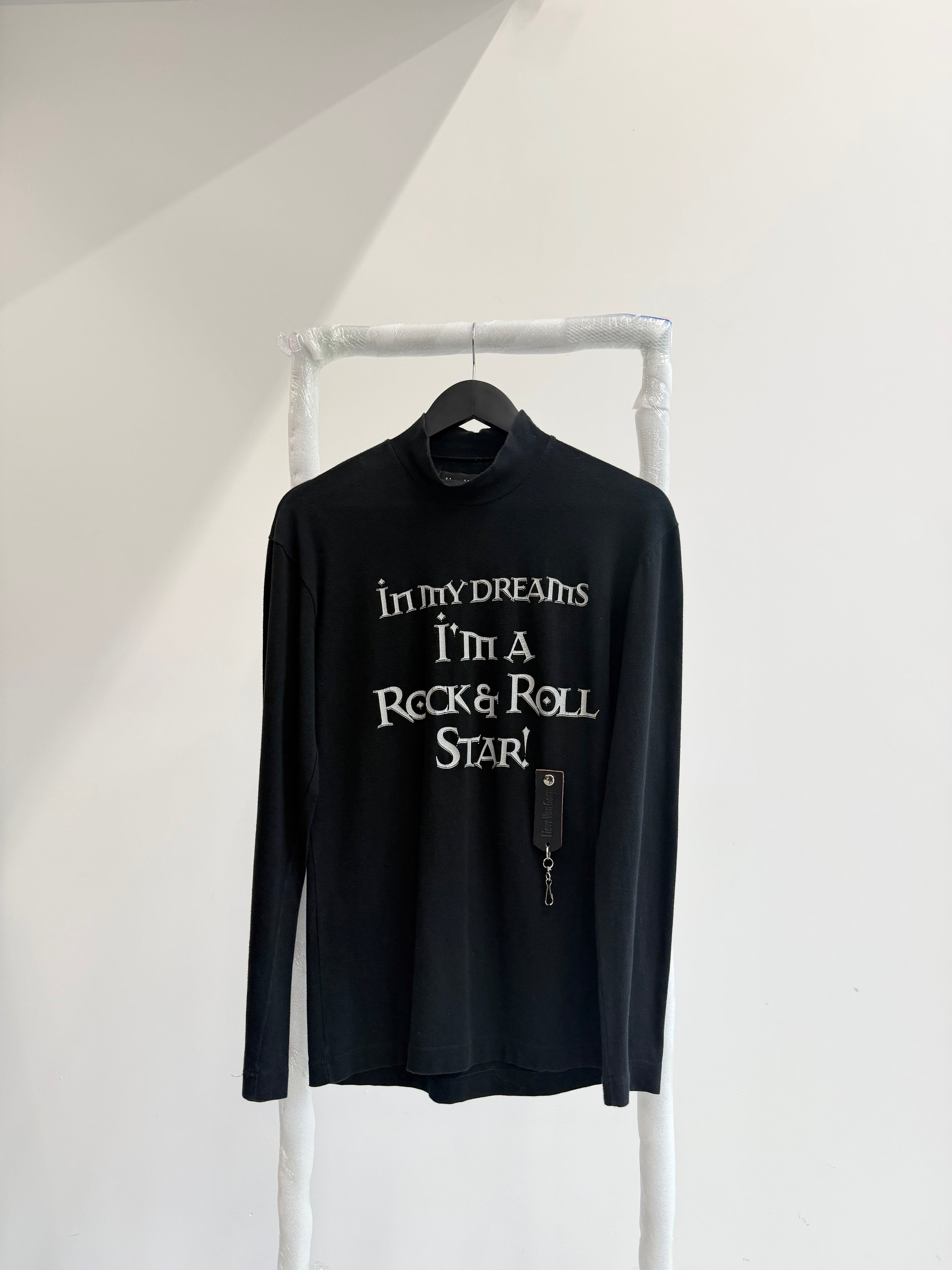 AW2000 Lieve Van Gorp 'Rock N Roll Star' High-Neck With Removable Leather Tag