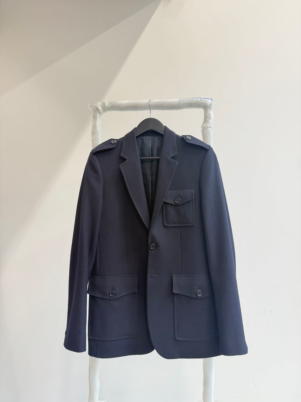 2007 Balenciaga by Nicolas Ghesquière Men's Military Blazer