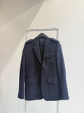 2007 Balenciaga by Nicolas Ghesquière Men's Military Blazer