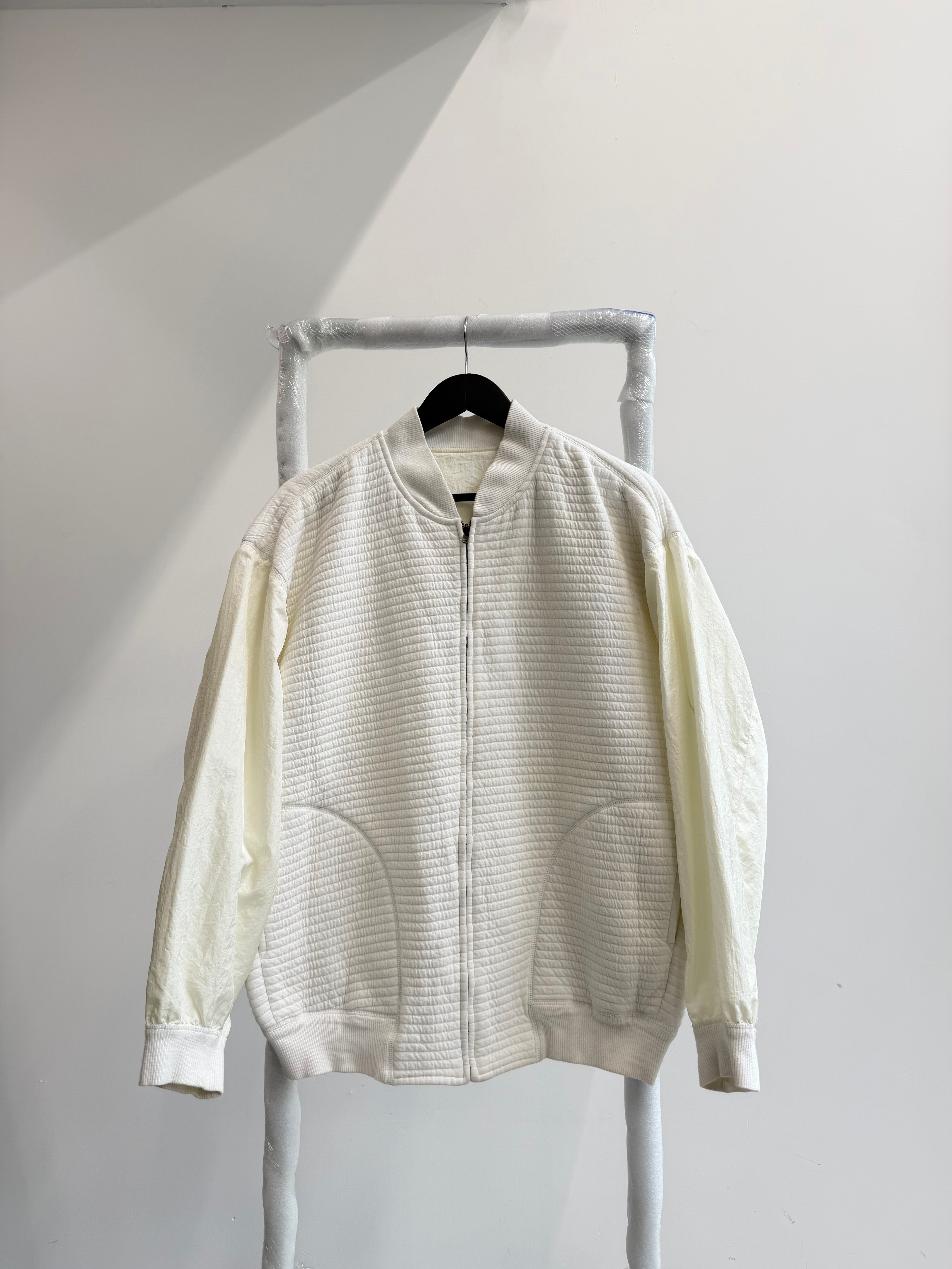 1980's Issey Miyake Reversible Nylon Light Bomber With Cotton Padding