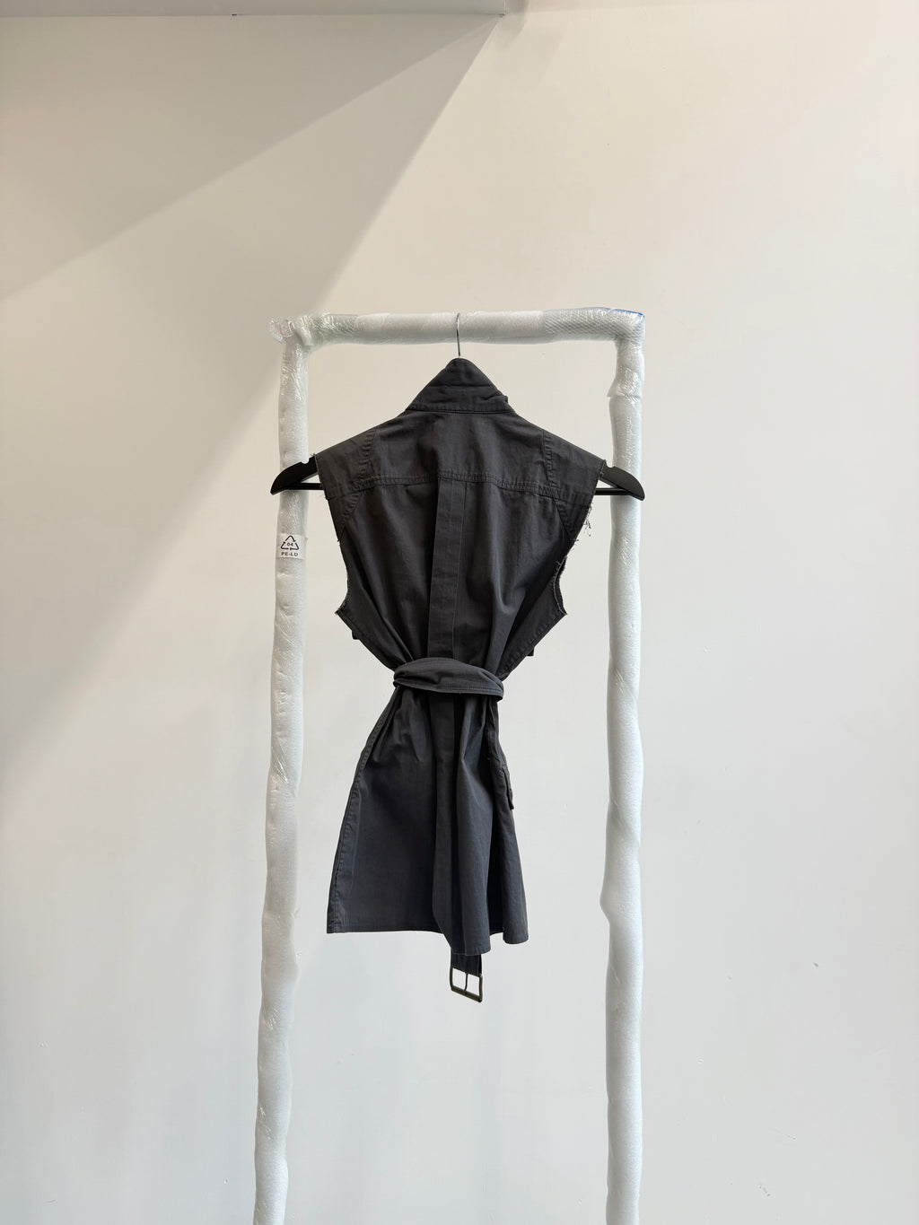 AW2001 Balenciaga Le Dix by Nicolas Ghesquière Sleeveless Biker Top