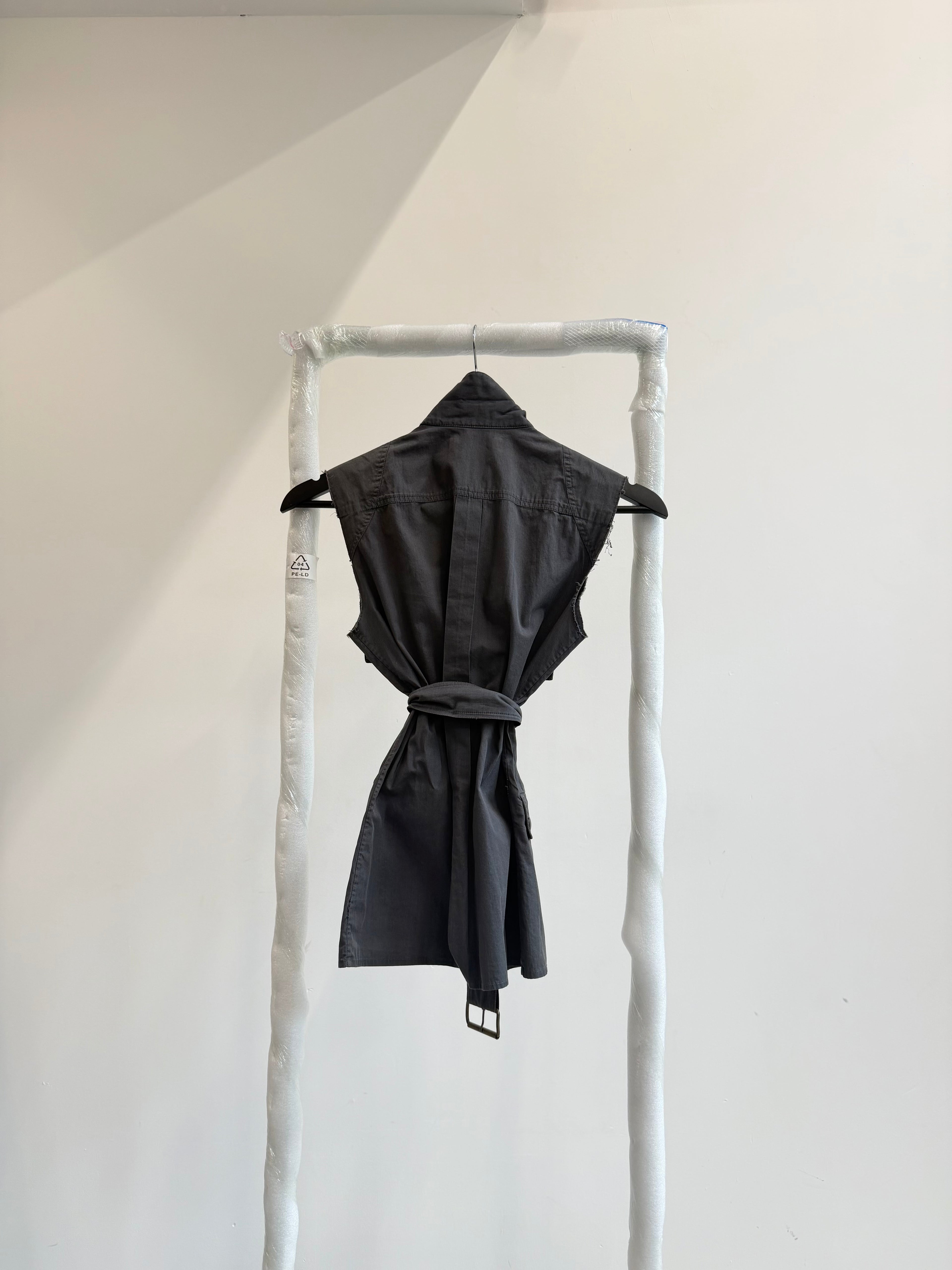 AW2001 Balenciaga Le Dix by Nicolas Ghesquière Sleeveless Biker Top