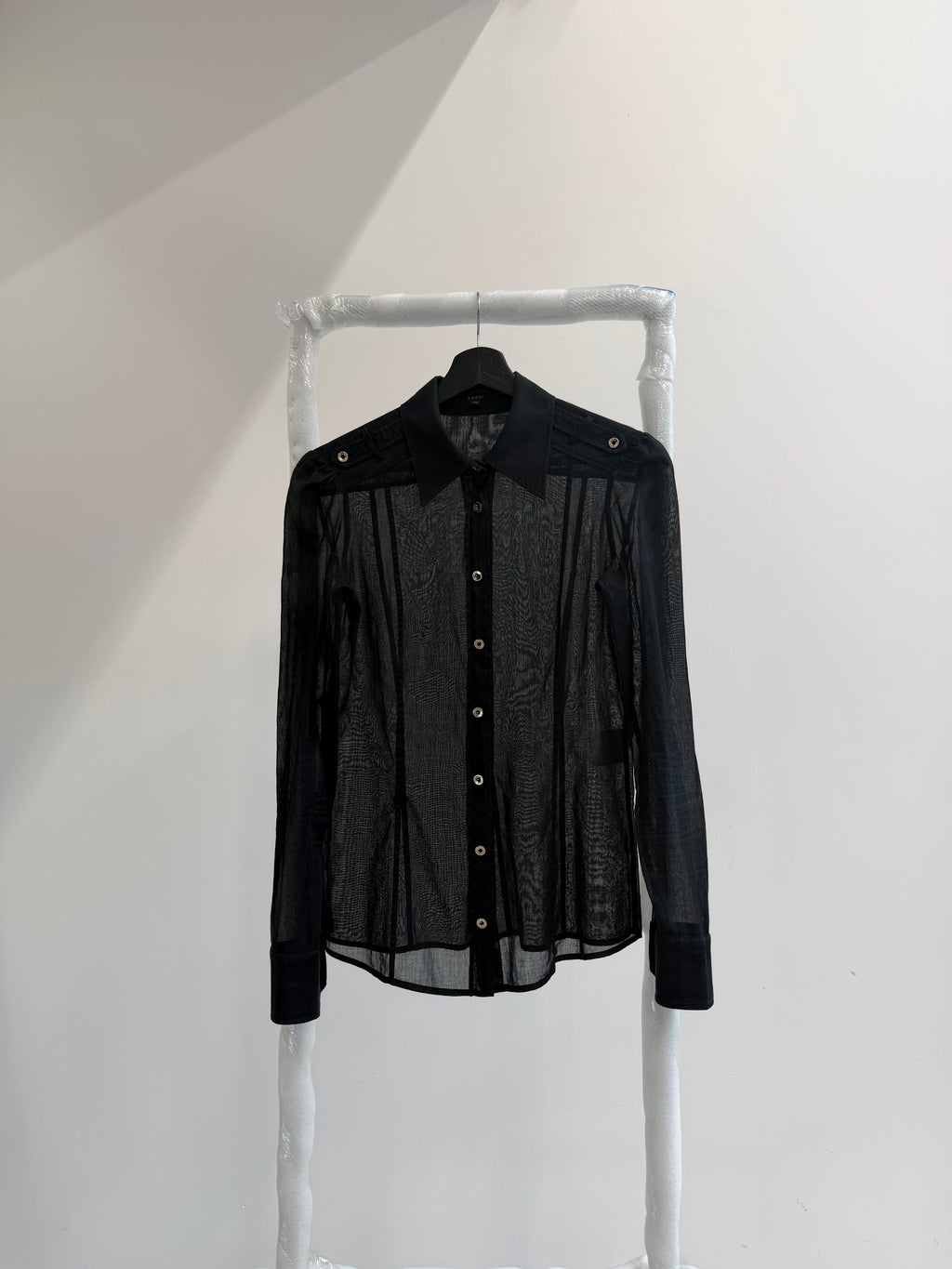 2000's Gucci by Tom Ford Sheer Button-Up