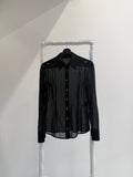 2000's Gucci by Tom Ford Sheer Button-Up