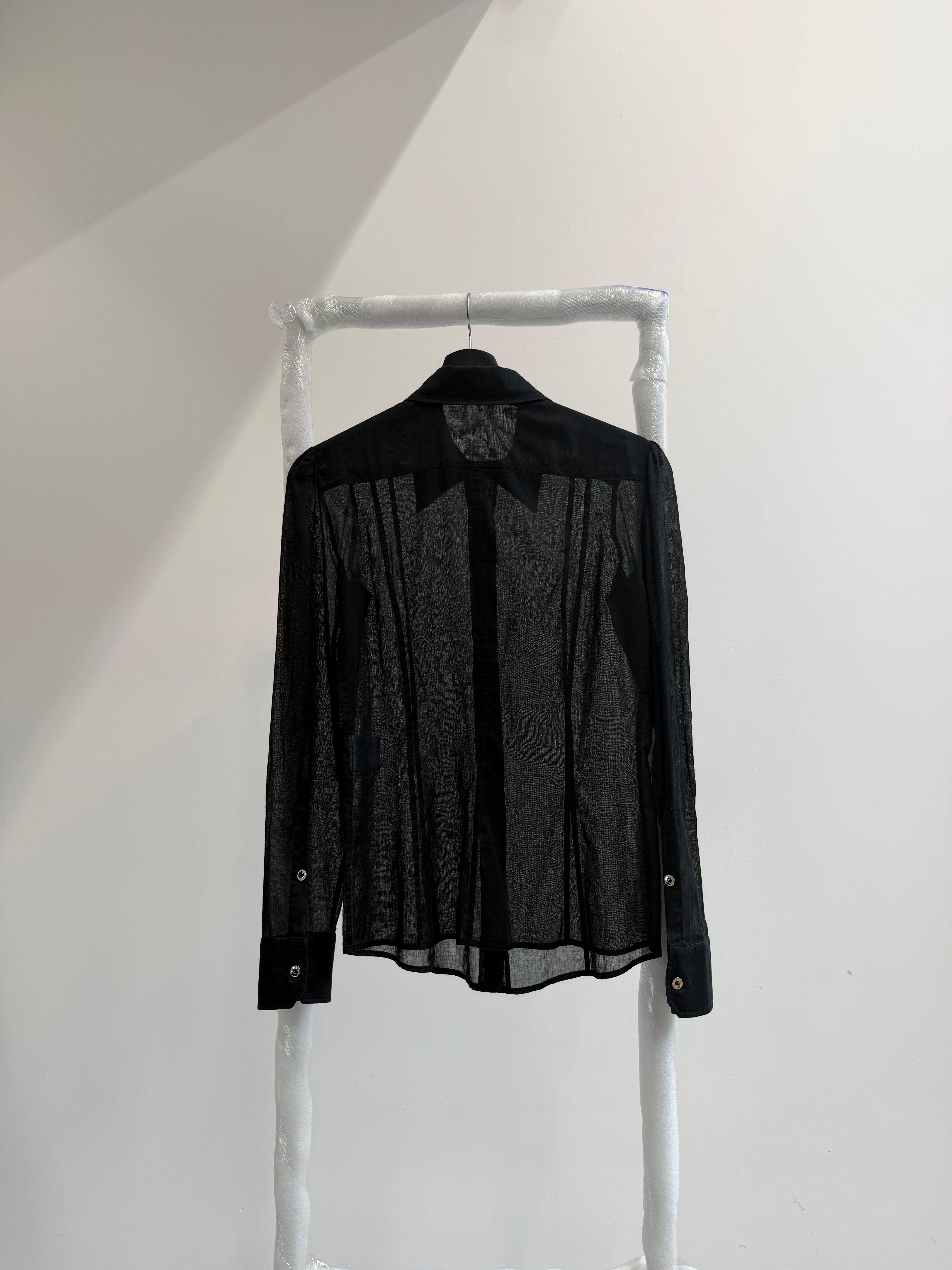 2000's Gucci by Tom Ford Sheer Button-Up