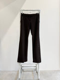 AW2001 Alexander McQueen Flare Brown Wool Trousers