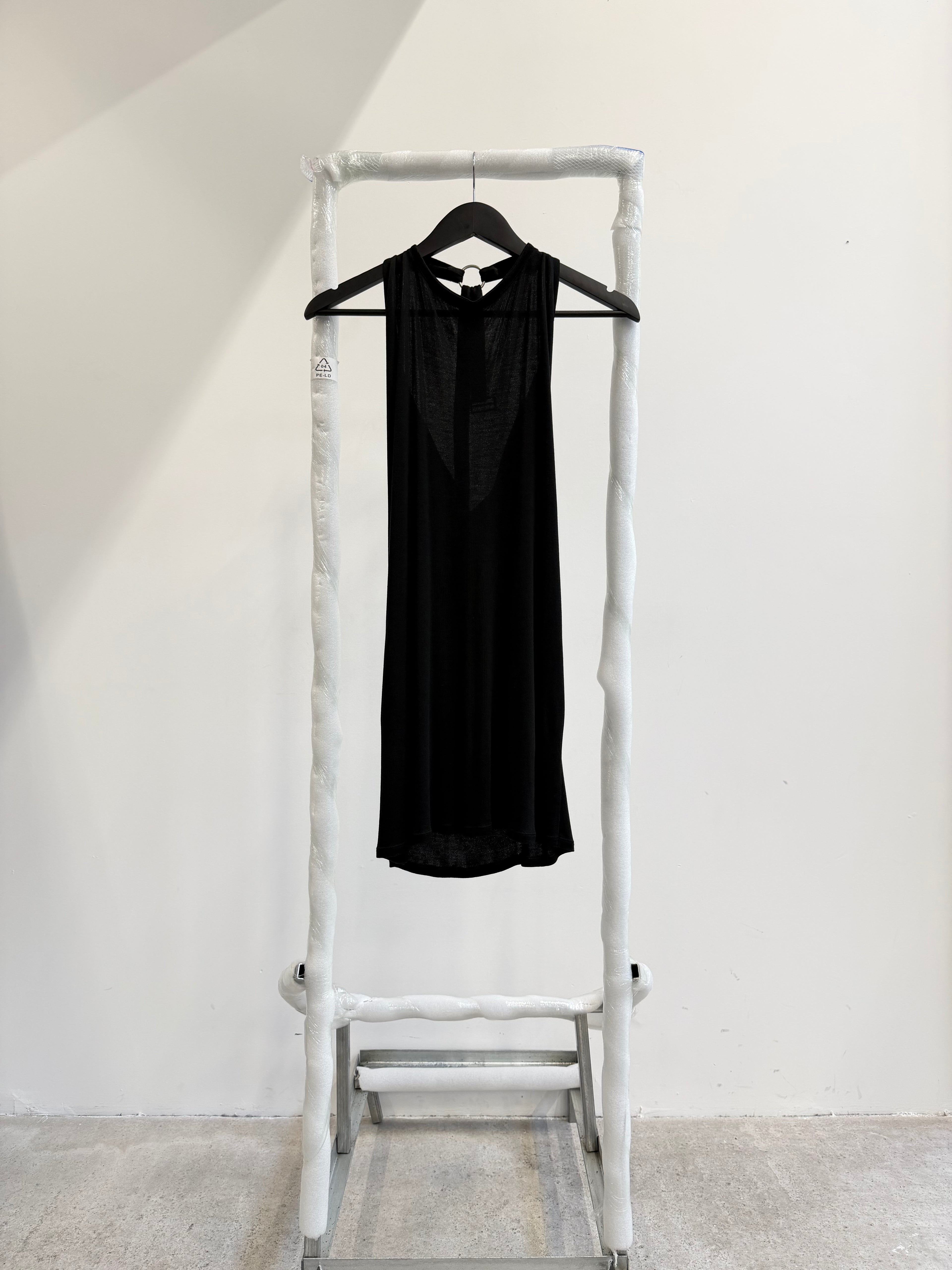 1990's Alexander McQueen O-Ring Halter Neck Dress