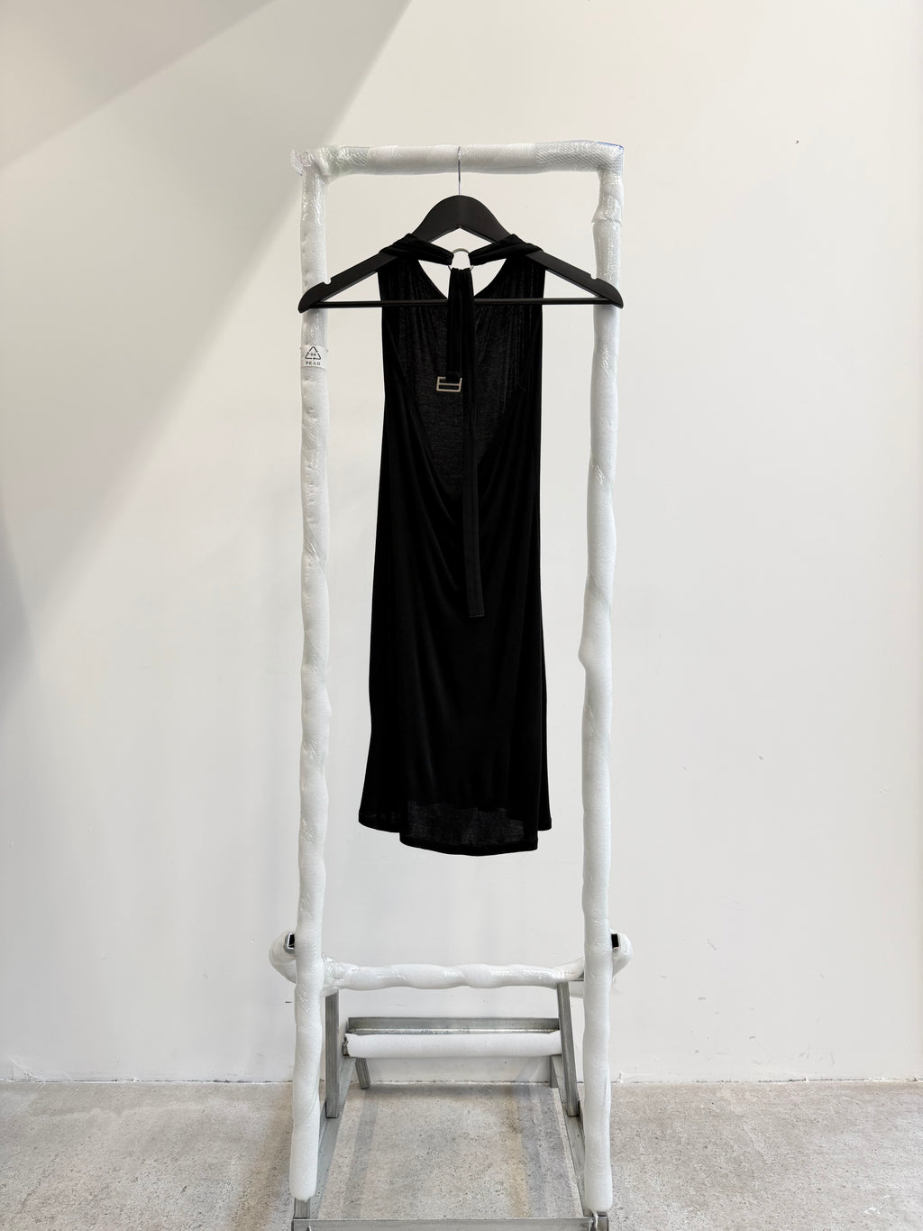 1990's Alexander McQueen O-Ring Halter Neck Dress