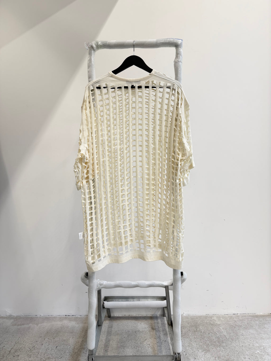 SS2006 Raf Simons 'Icarus Surgit' Laser-Cut Football Tee